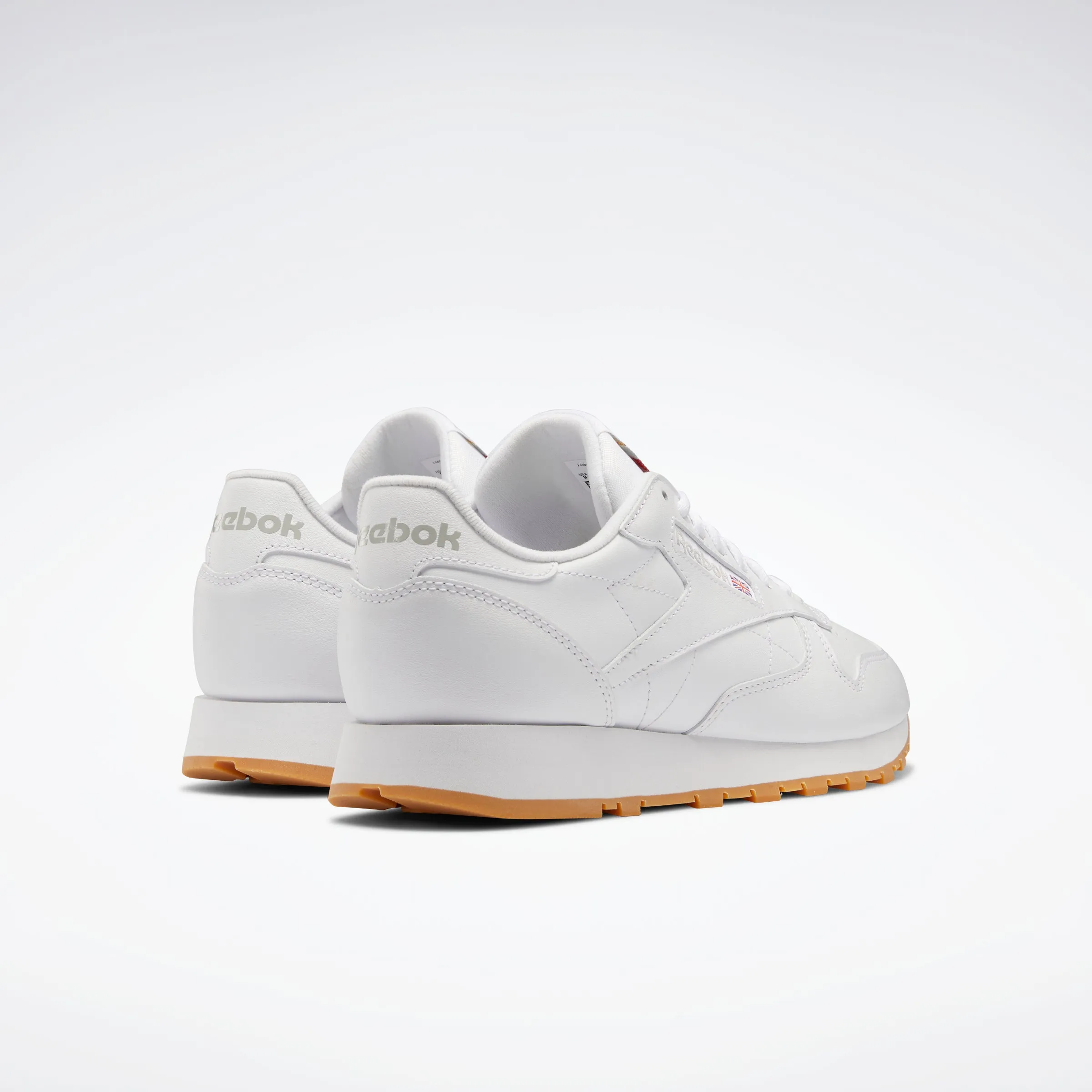 Classic Leather Shoes White/Pure Grey 3