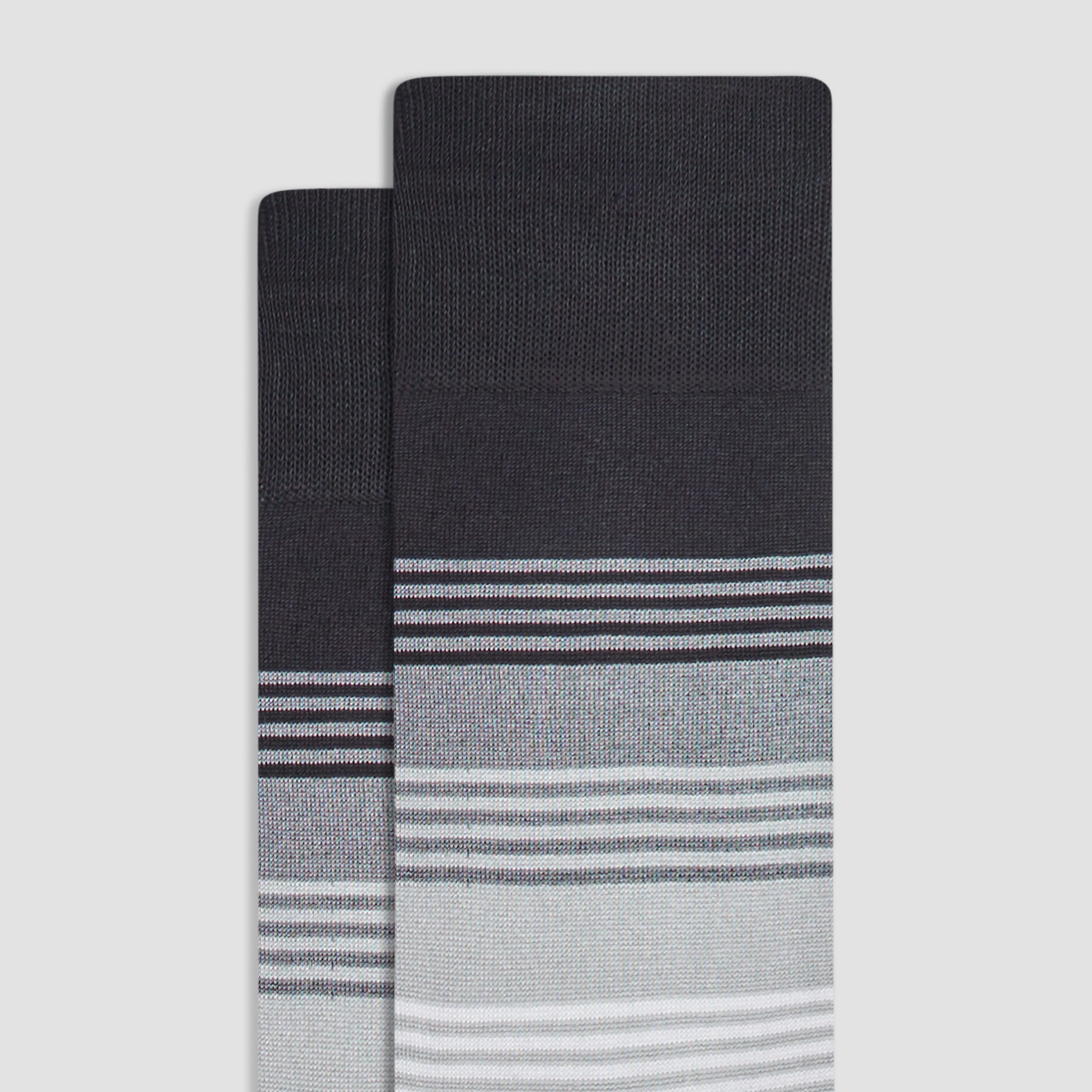 Color Block Striped Mid-Calf Socks