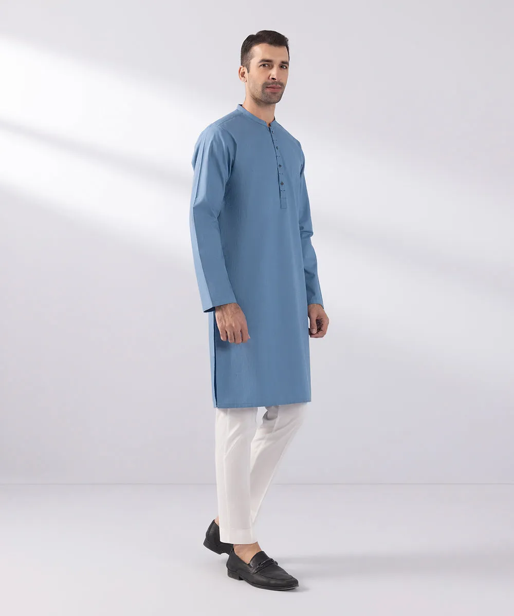 Cotton Jacquard Kurta