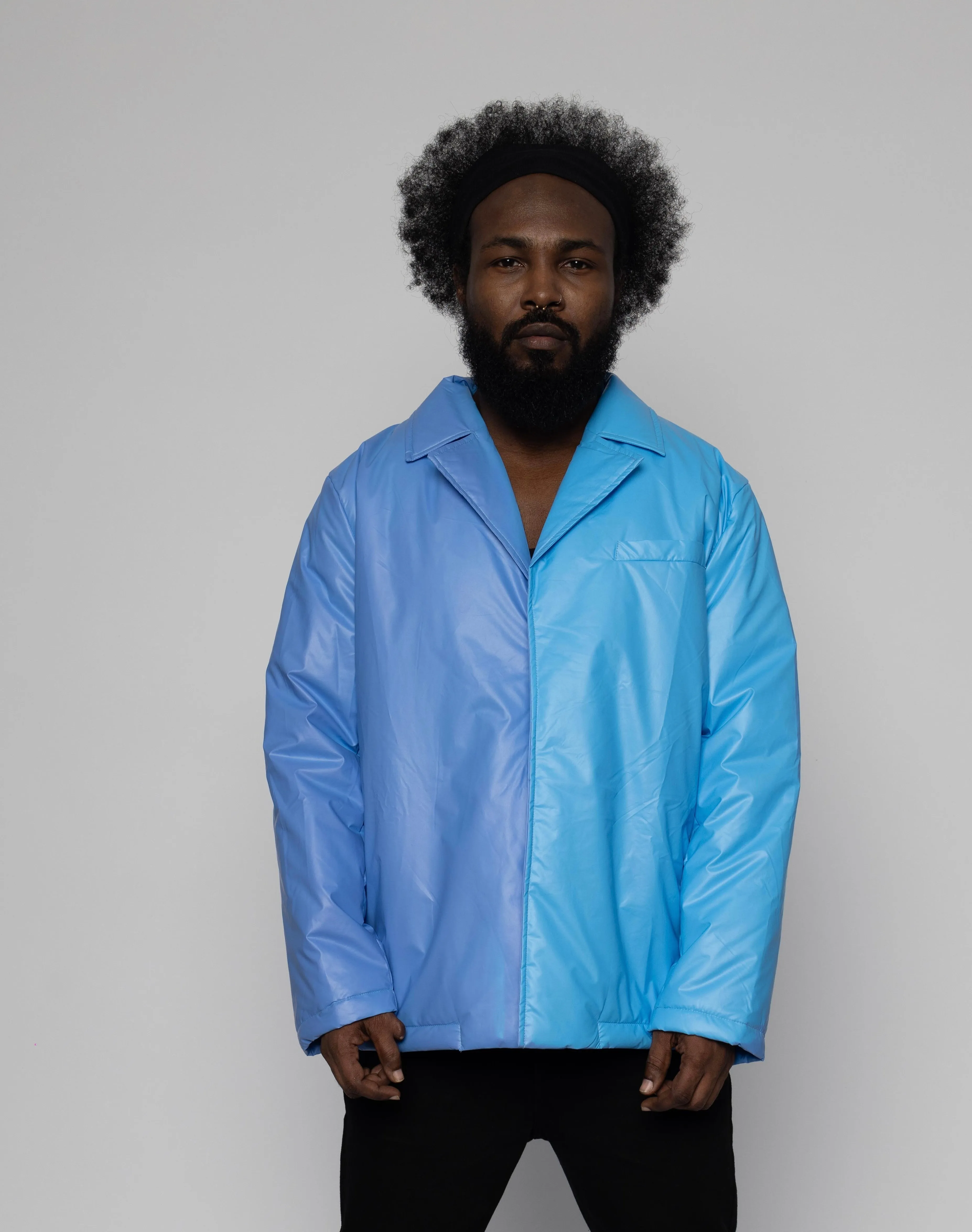 CRIME SCENE JACKET - BLUE PURPLE