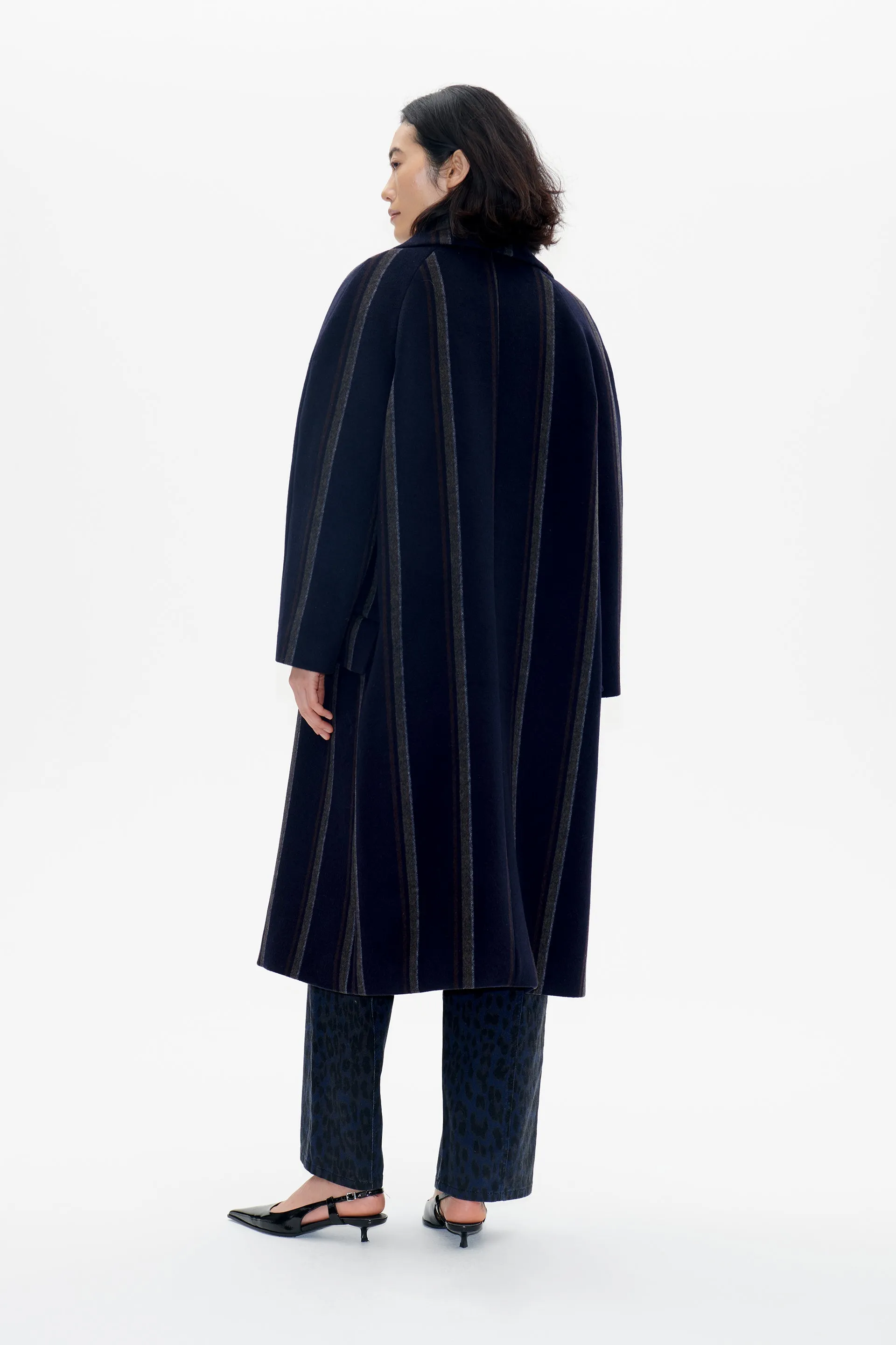 DANICA | Blue Wool Stripe