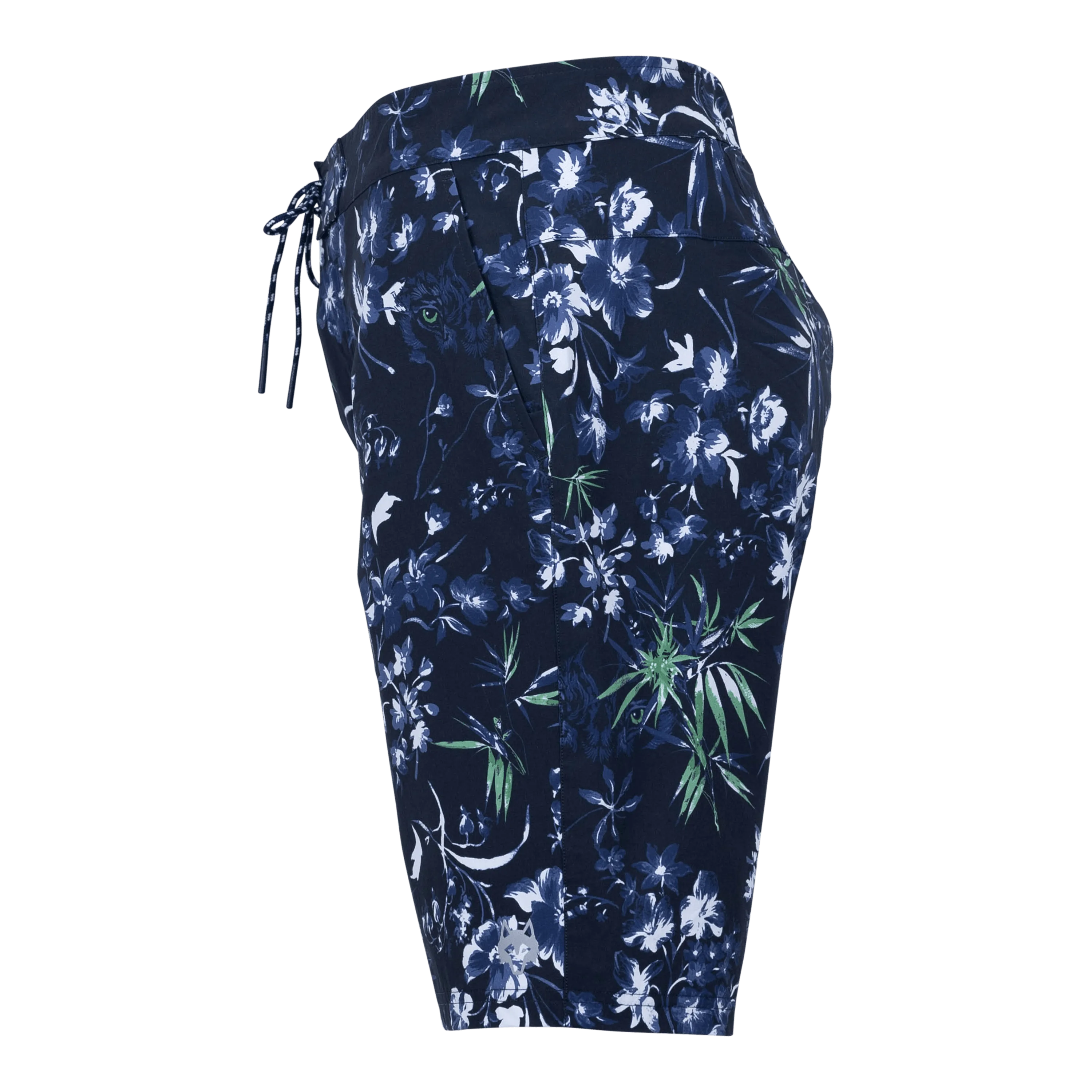 Dark Floral Indian Wells Swim Short