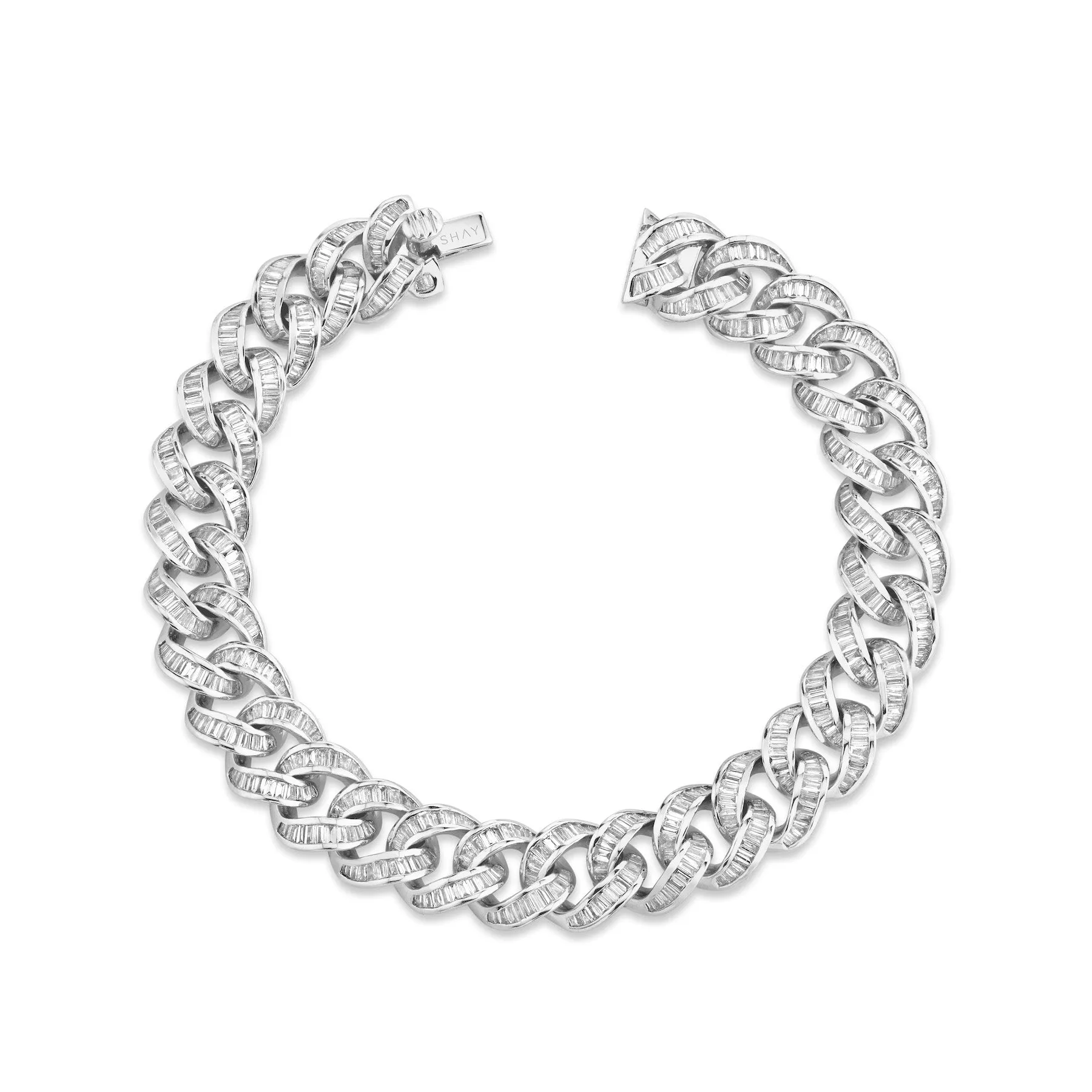 DIAMOND BAGUETTE ESSENTIAL LINK BRACELET