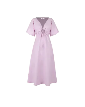 DONOVAN TIE DRESS PINK