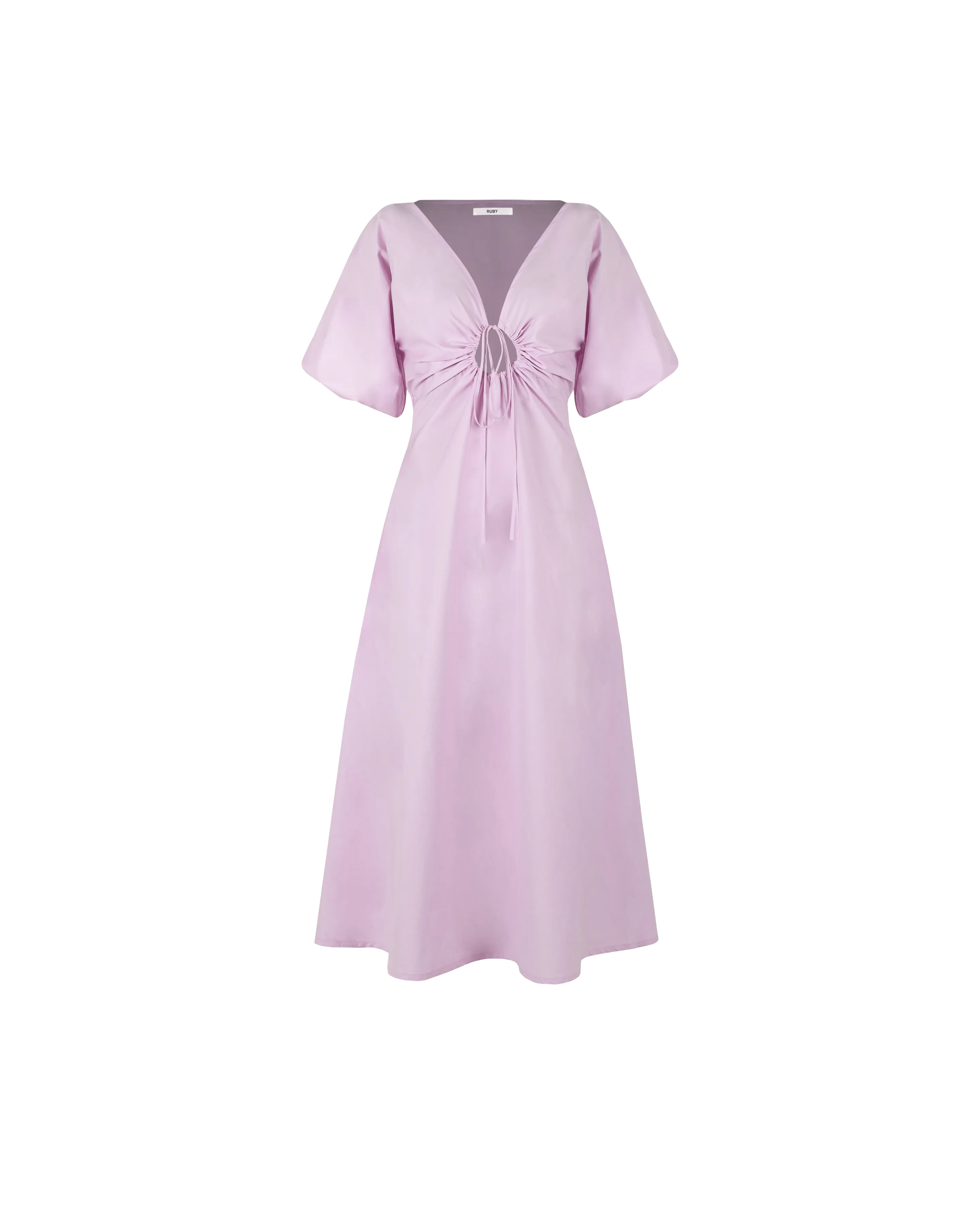 DONOVAN TIE DRESS PINK