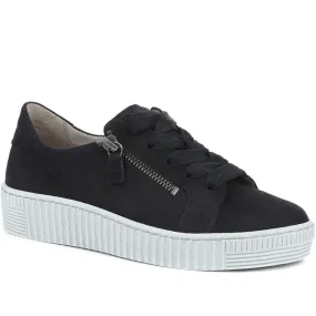 Dual Zip Flatform Sneakers / 317 499