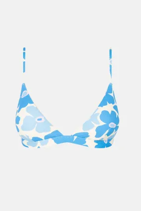 Elsie Floral Bralette Top Blue