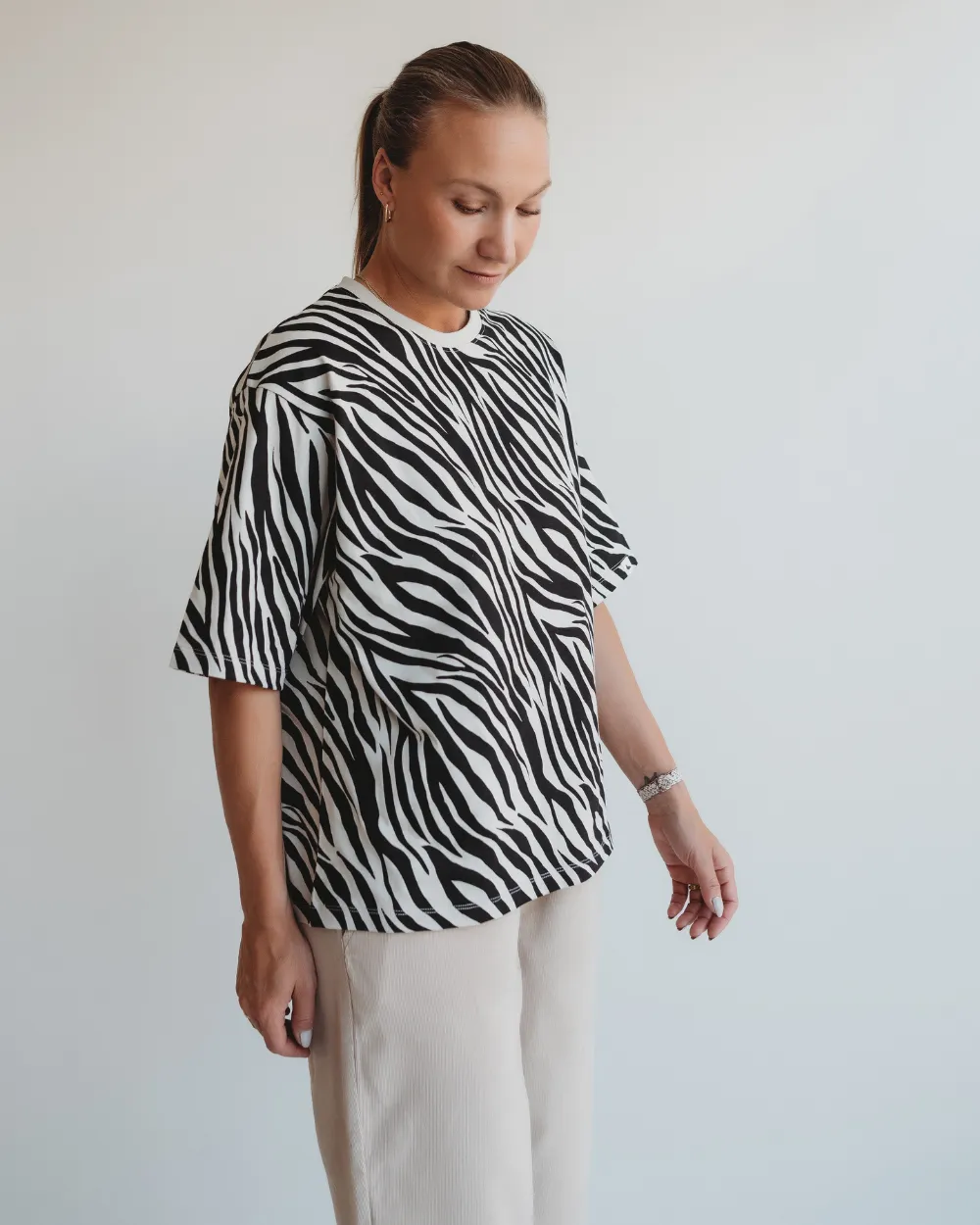 Elsie Zebra Print T-Shirt