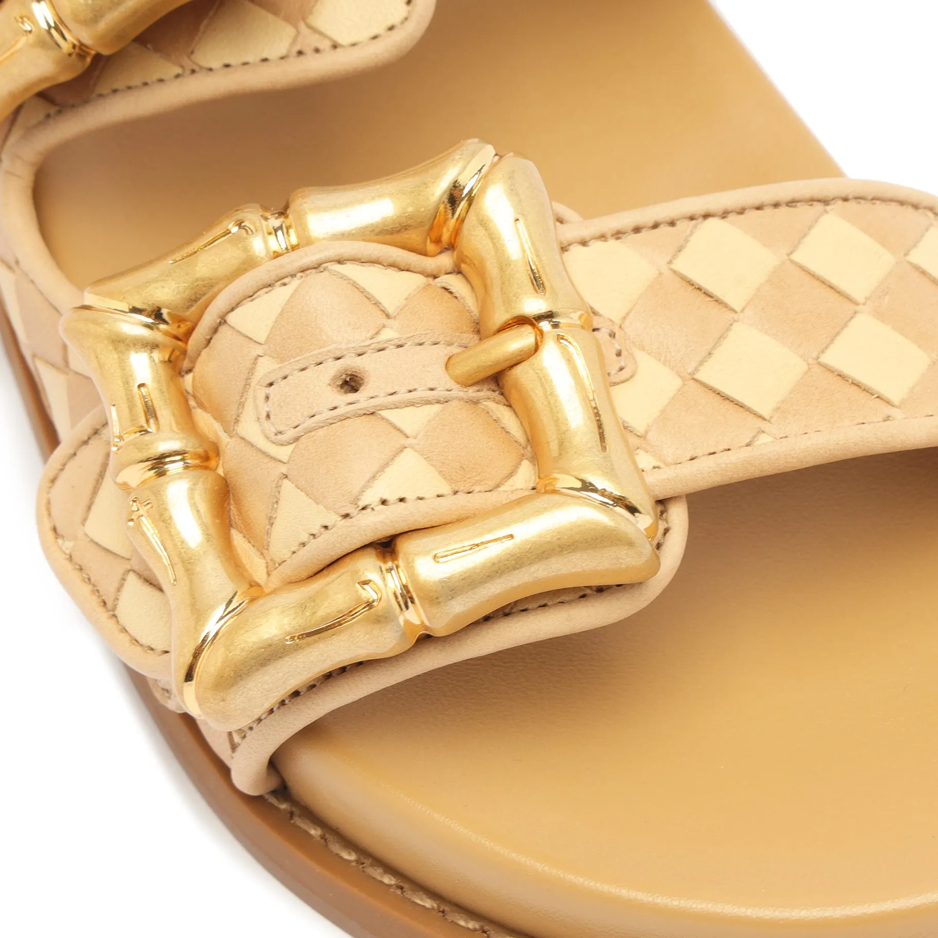 Enola Sporty Woven Leather Sandal