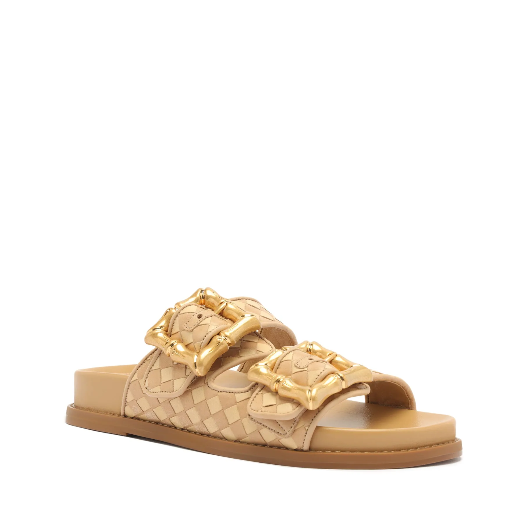 Enola Sporty Woven Leather Sandal