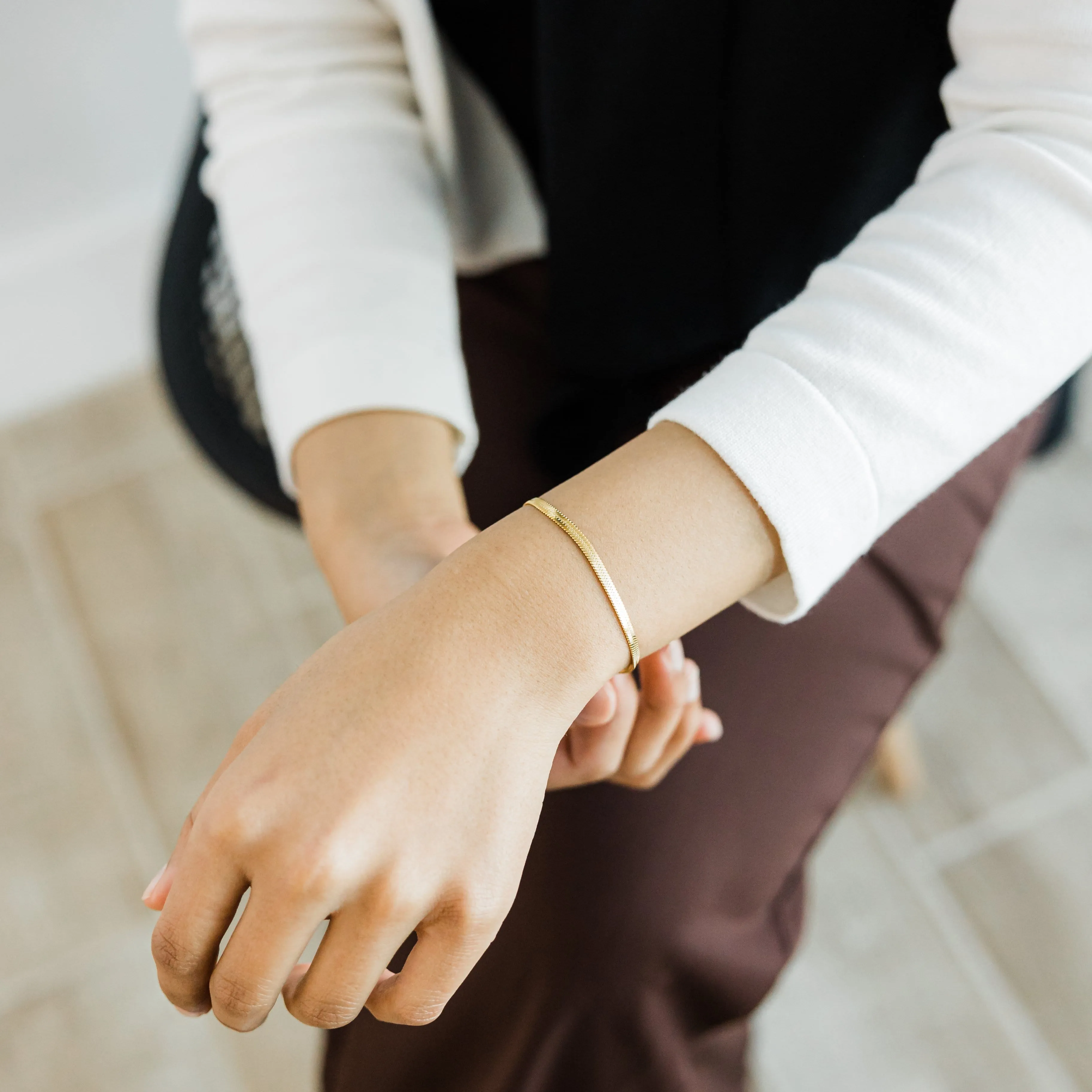 Essential Herringbone Bracelet