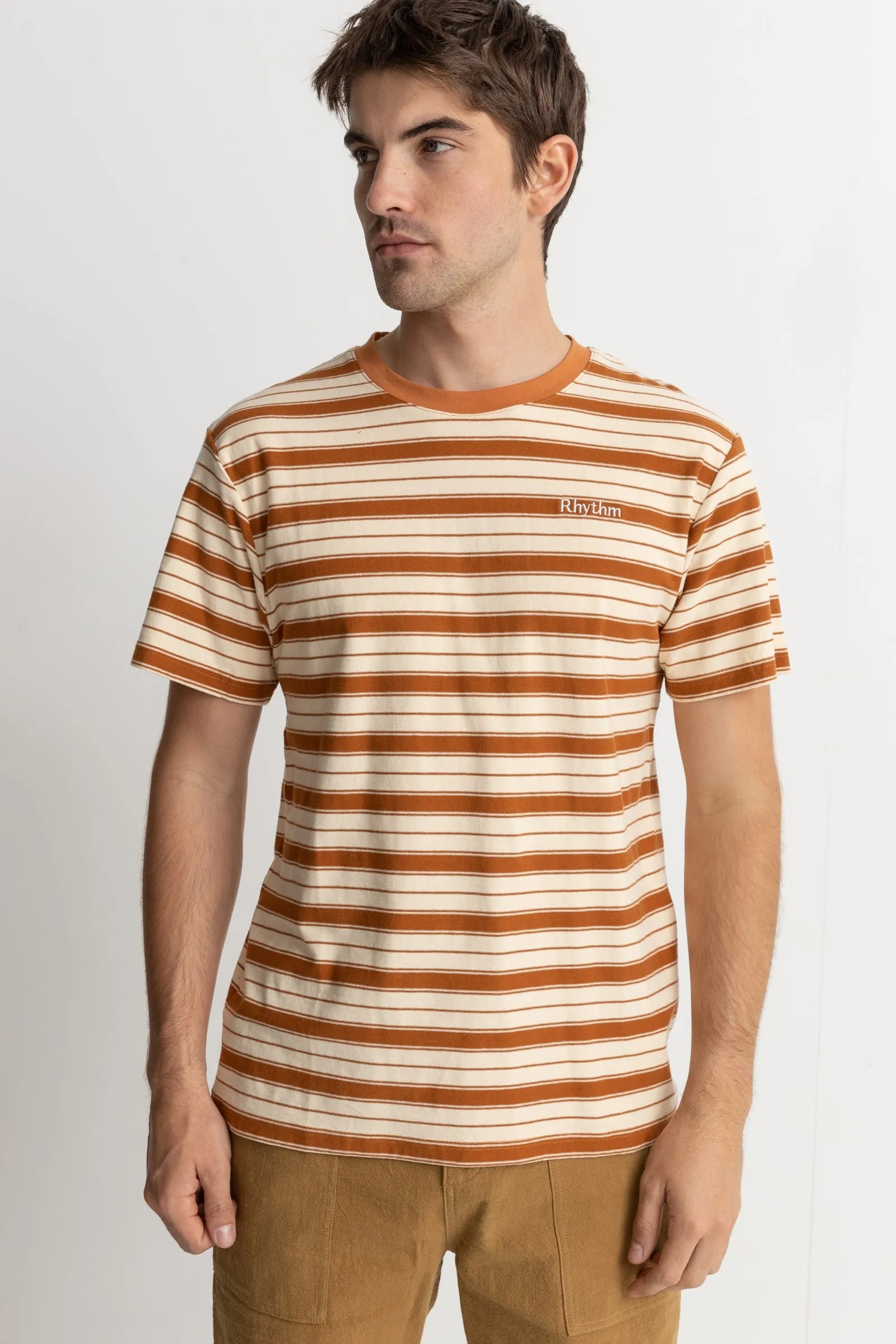 Everyday Stripe Ss T-Shirt Cedar