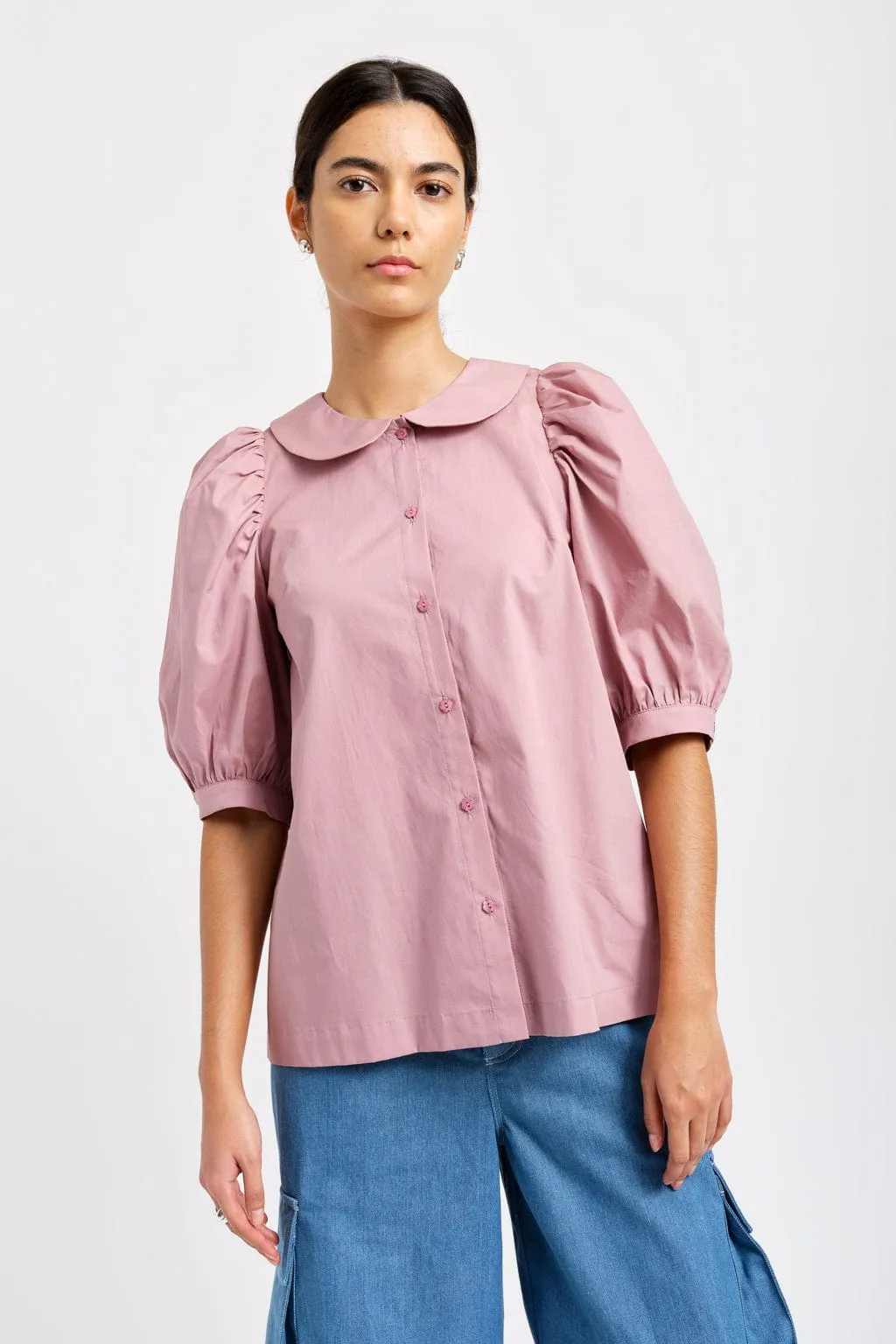 Evie Blouse Dusty Pink