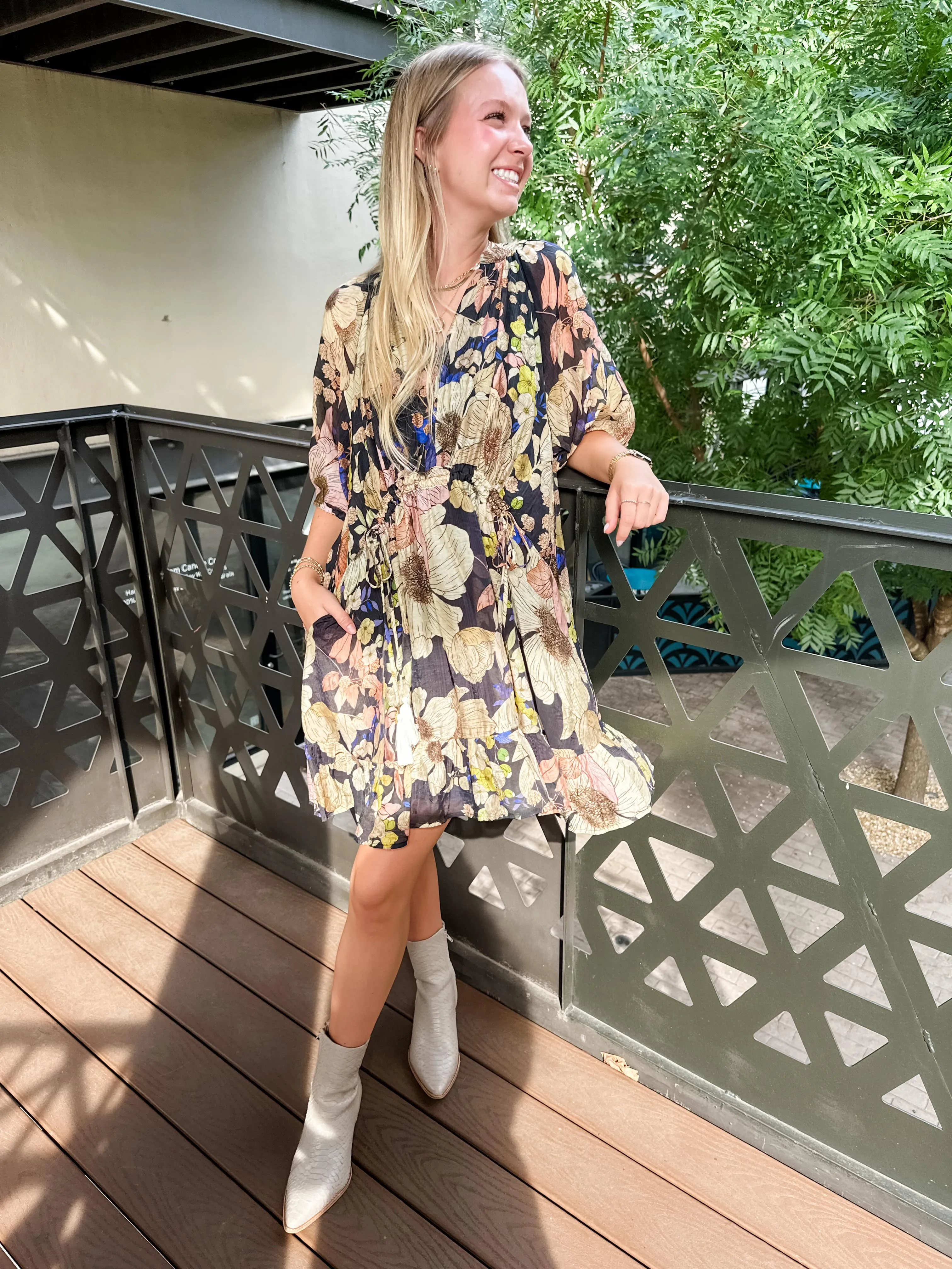 Floaty Floral Dress