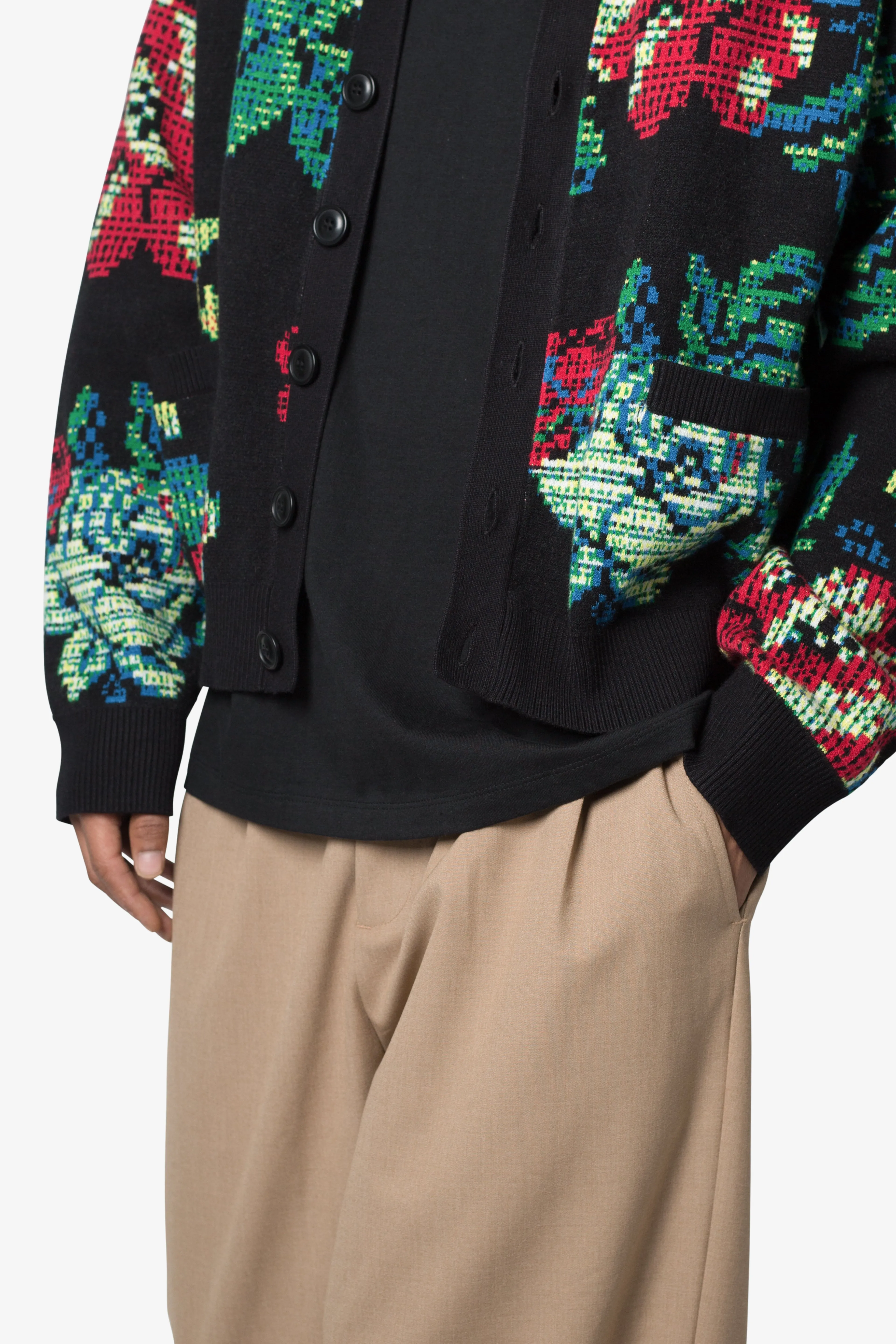 Floral Knit Cardigan - Multi