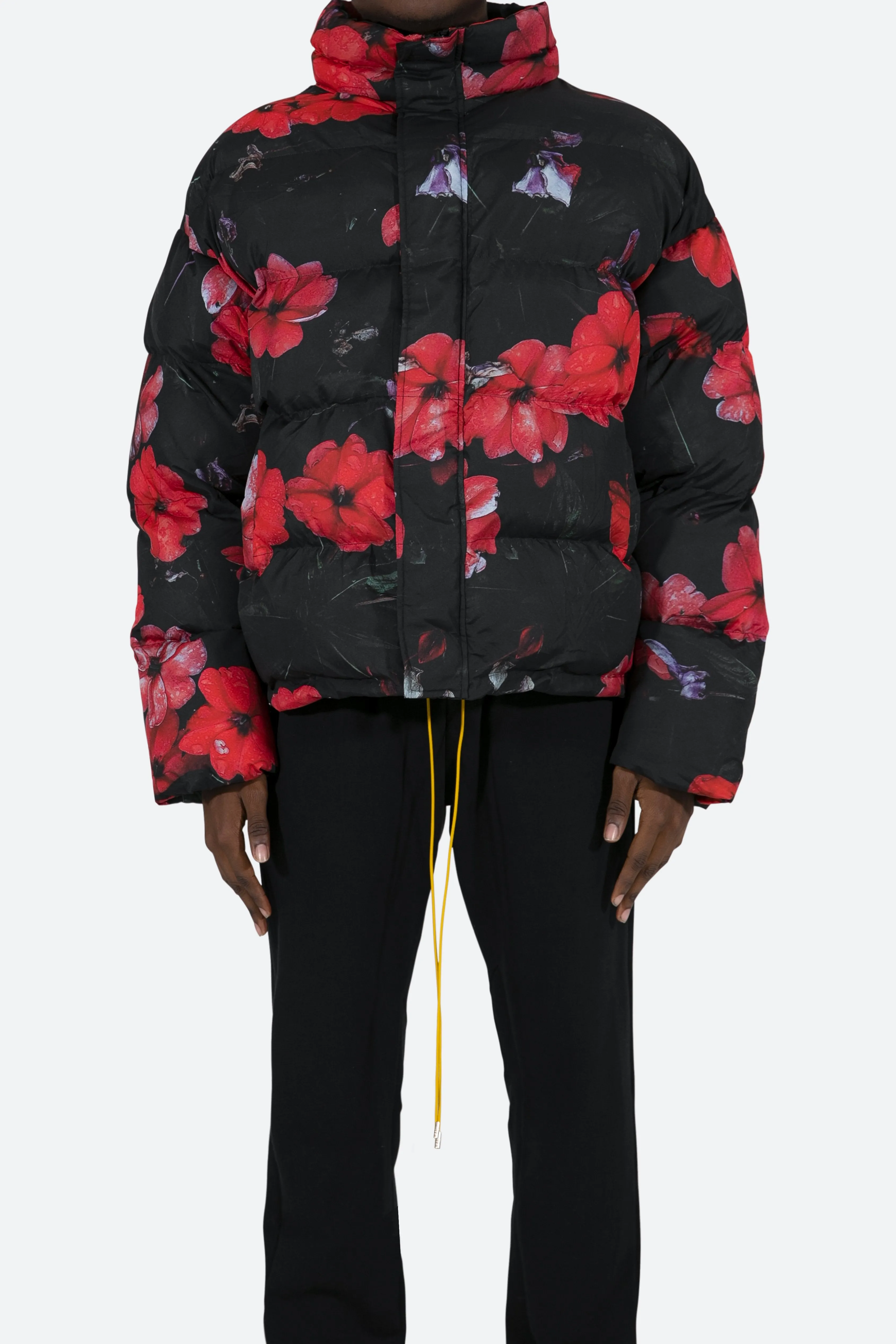 Floral Puffer Jacket - Multi