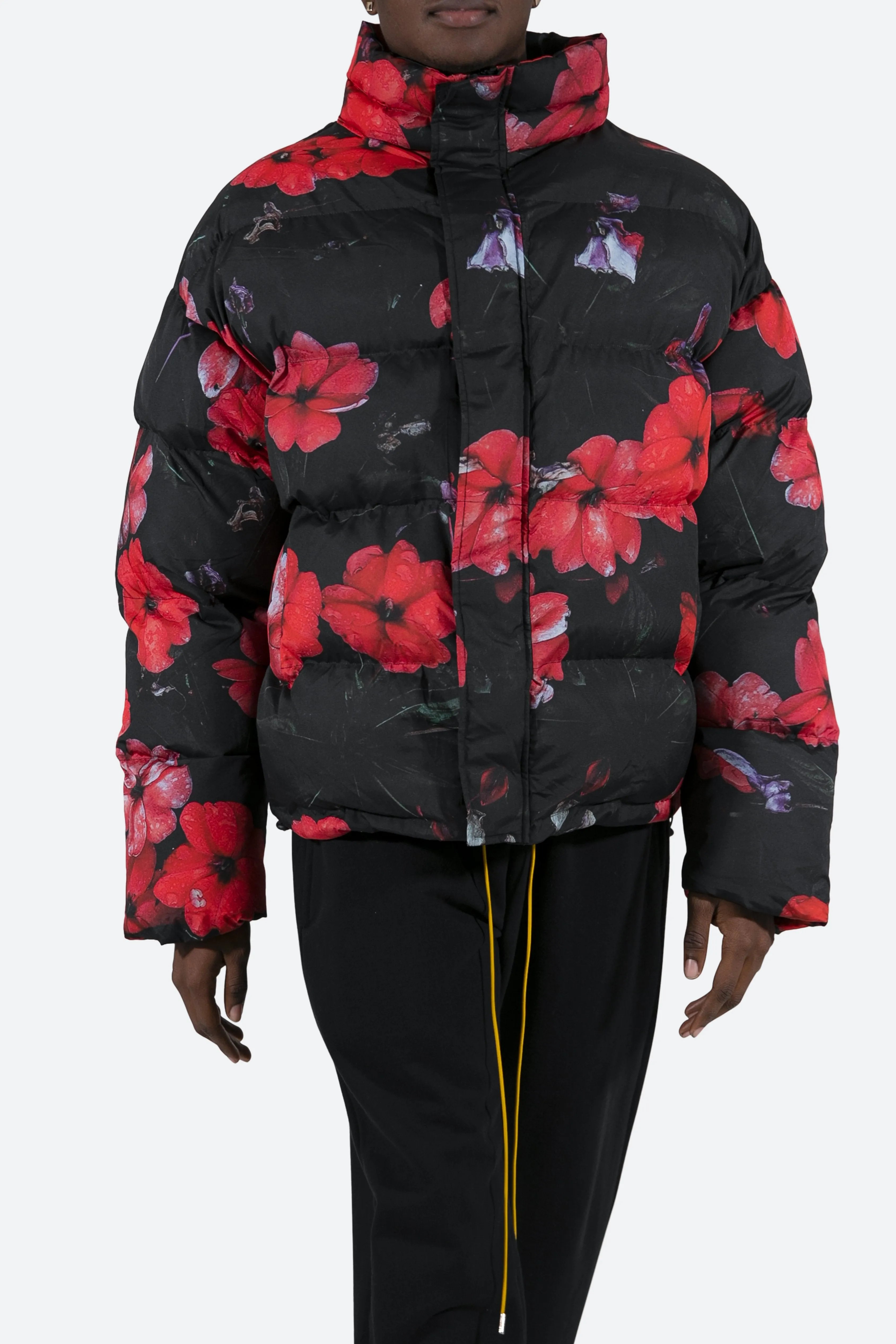 Floral Puffer Jacket - Multi