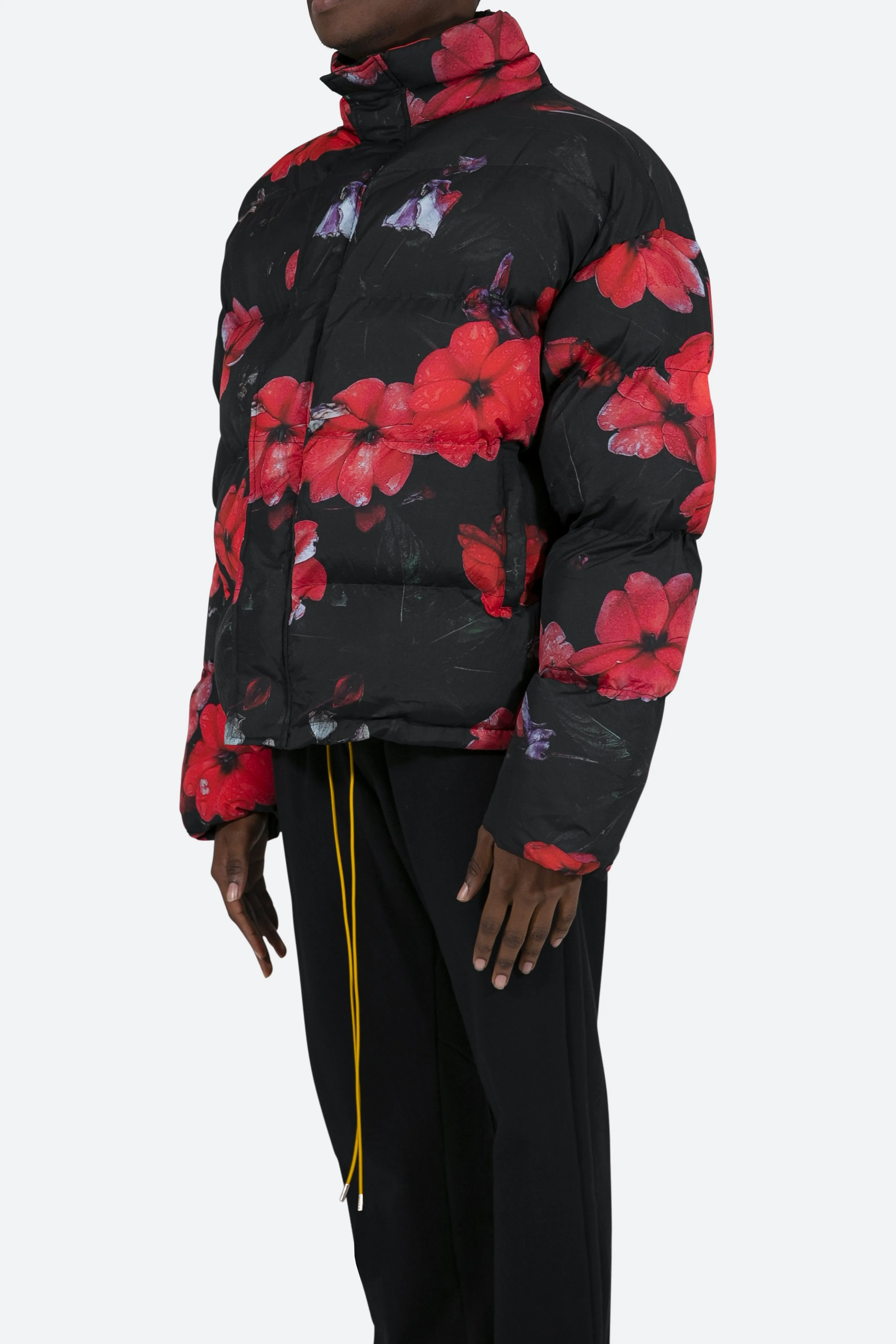 Floral Puffer Jacket - Multi