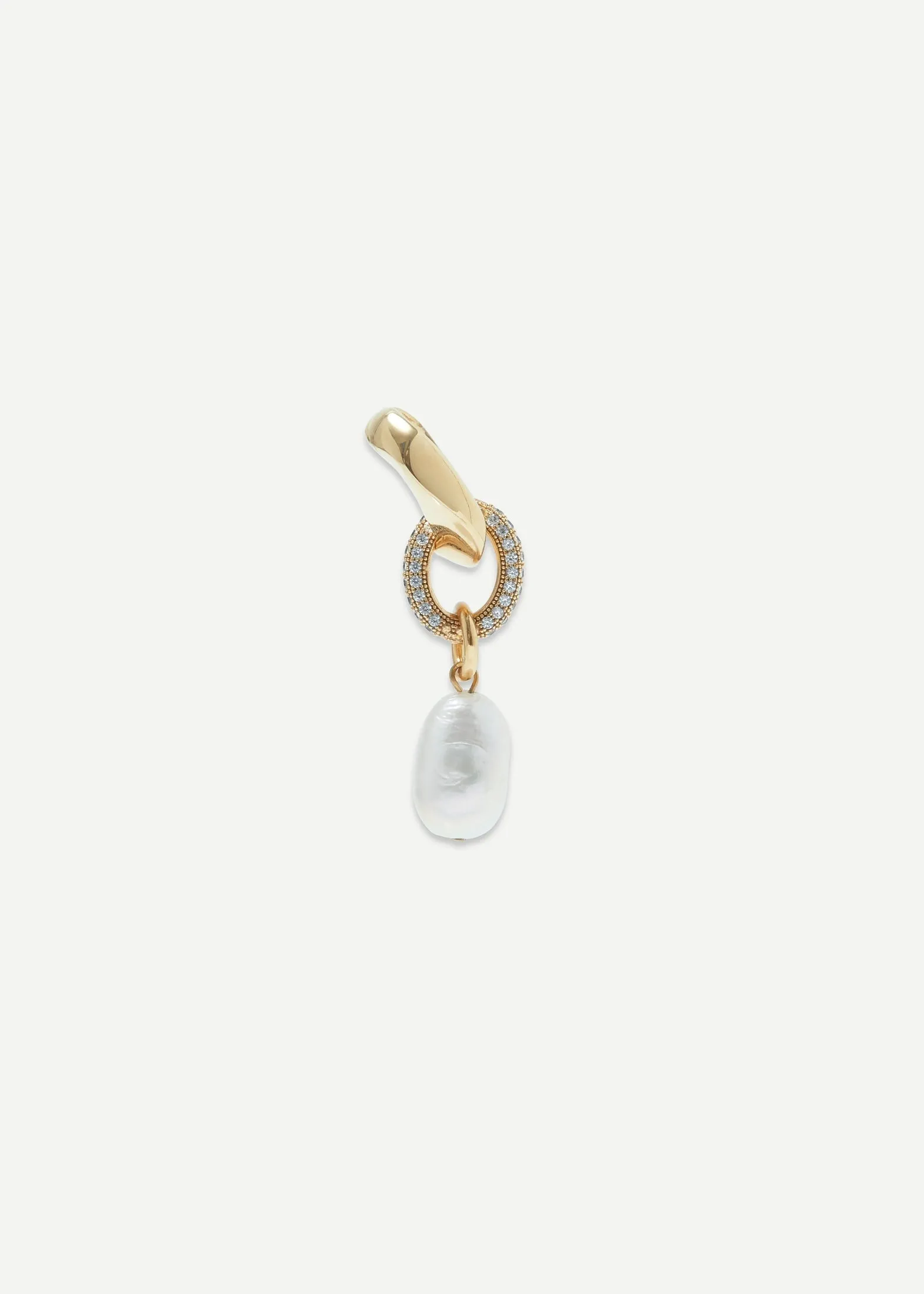 Folded Ear Cuff Maxi | Pearl