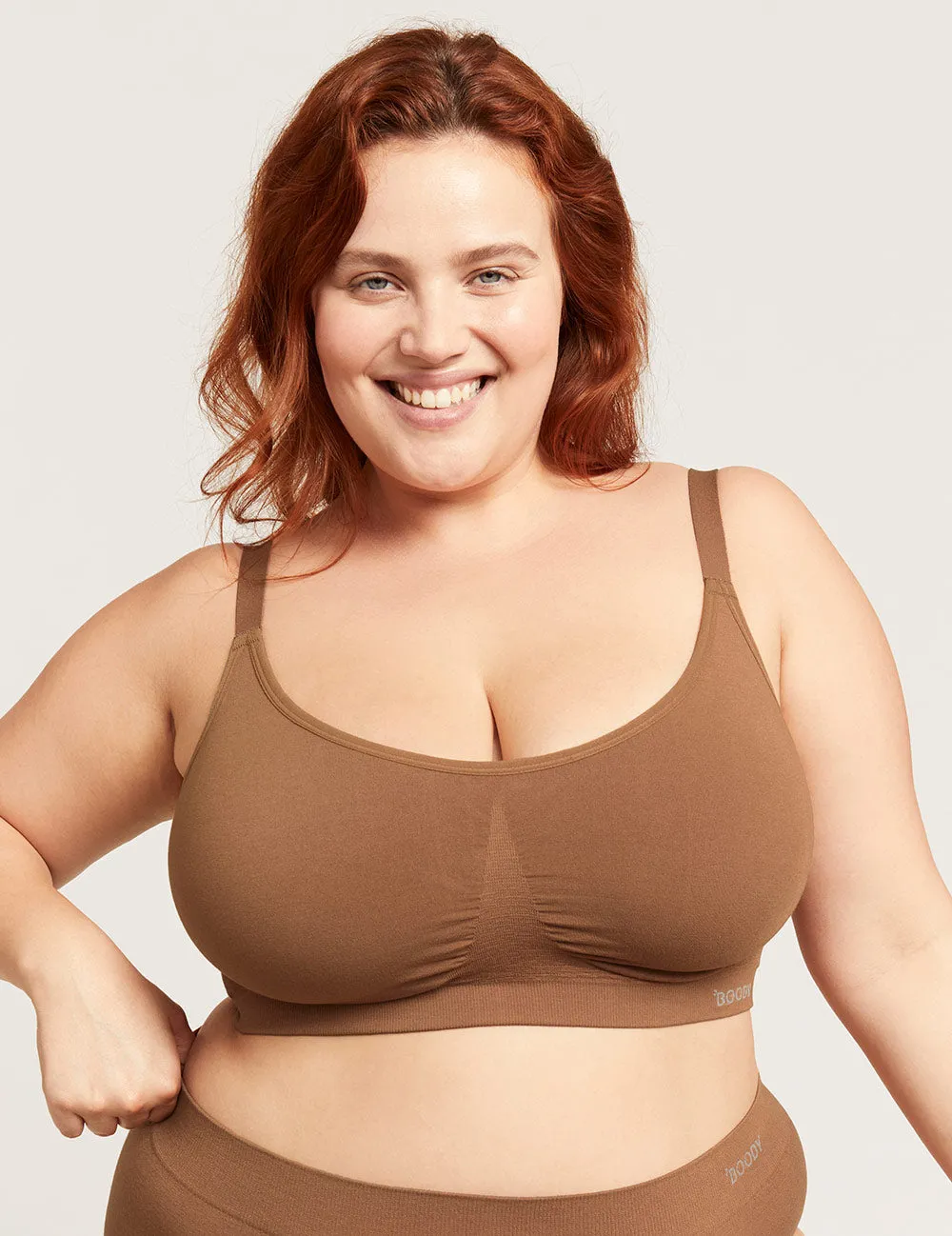 Full Bust Wireless Bra - Nude 4