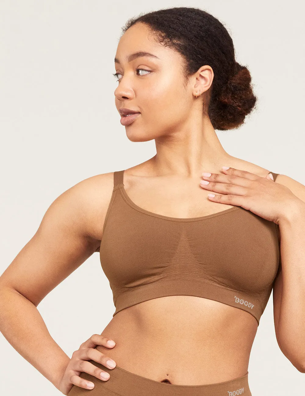 Full Bust Wireless Bra - Nude 4