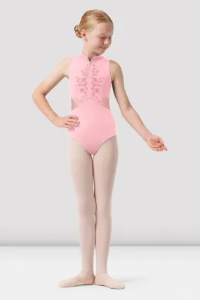 Girls Nyla Zip Front Leotard