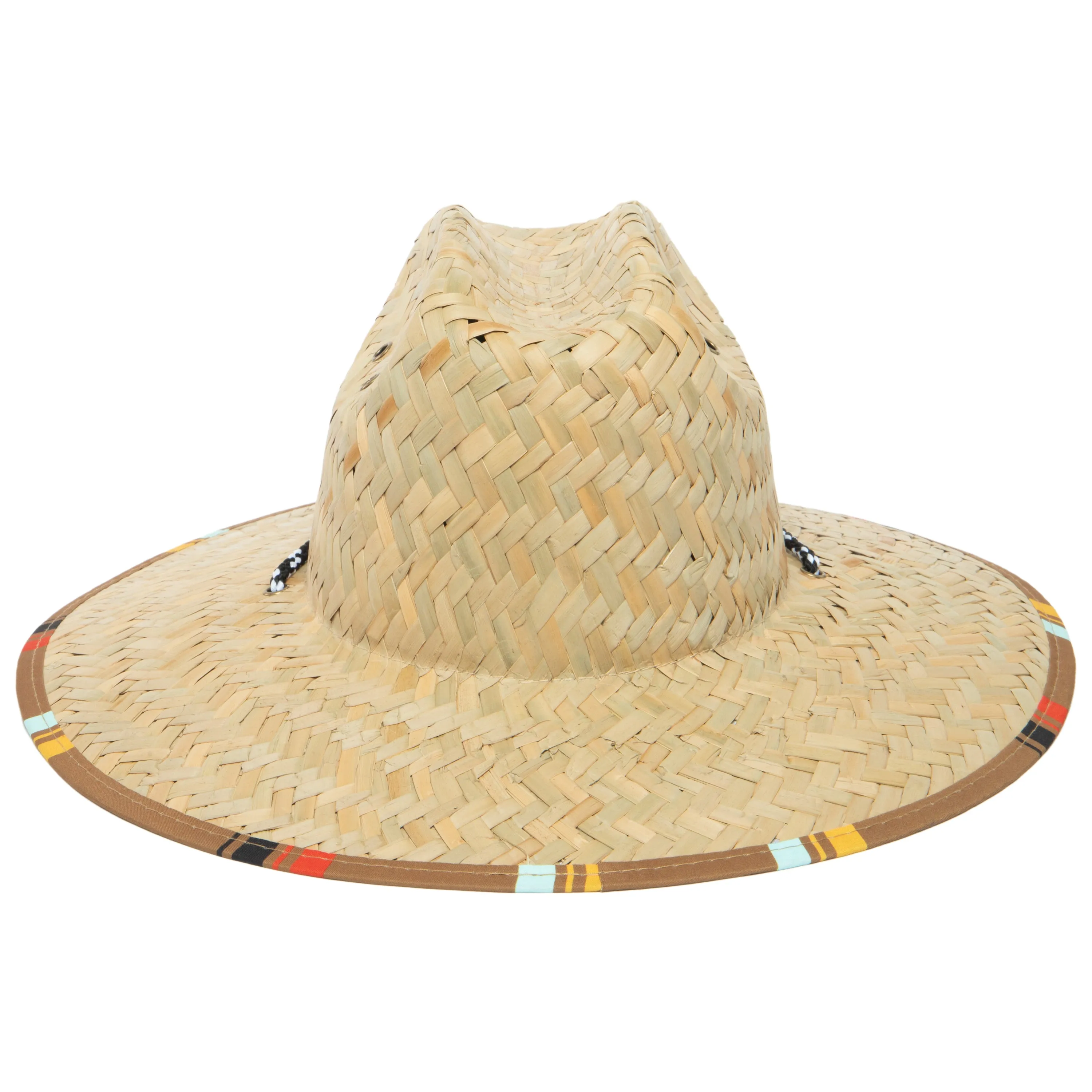 Good Vibrations - Lifeguard Hat with Brown Striped Under Brim by Hang Ten