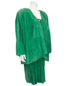 Green Suede Ensemble