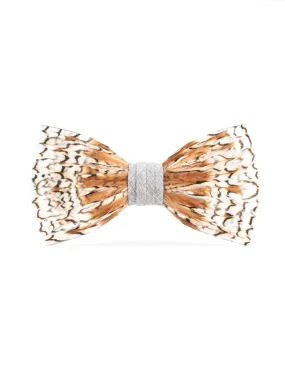 Grey Bobwhite Bow Tie