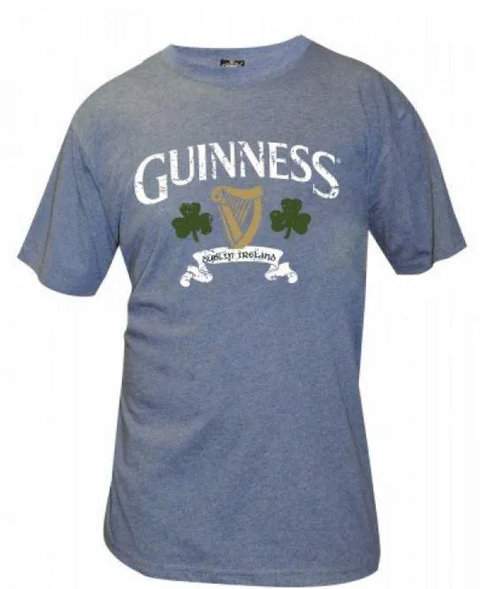 Guinness Navy Distressed Tee