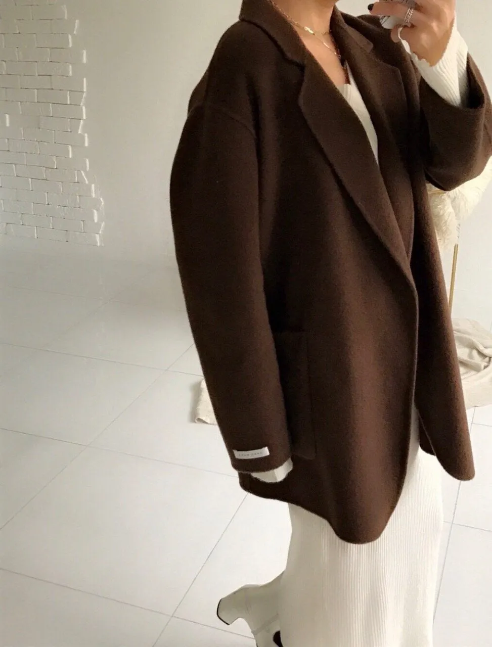 Handmade Wool Half Coat (3 Colors)