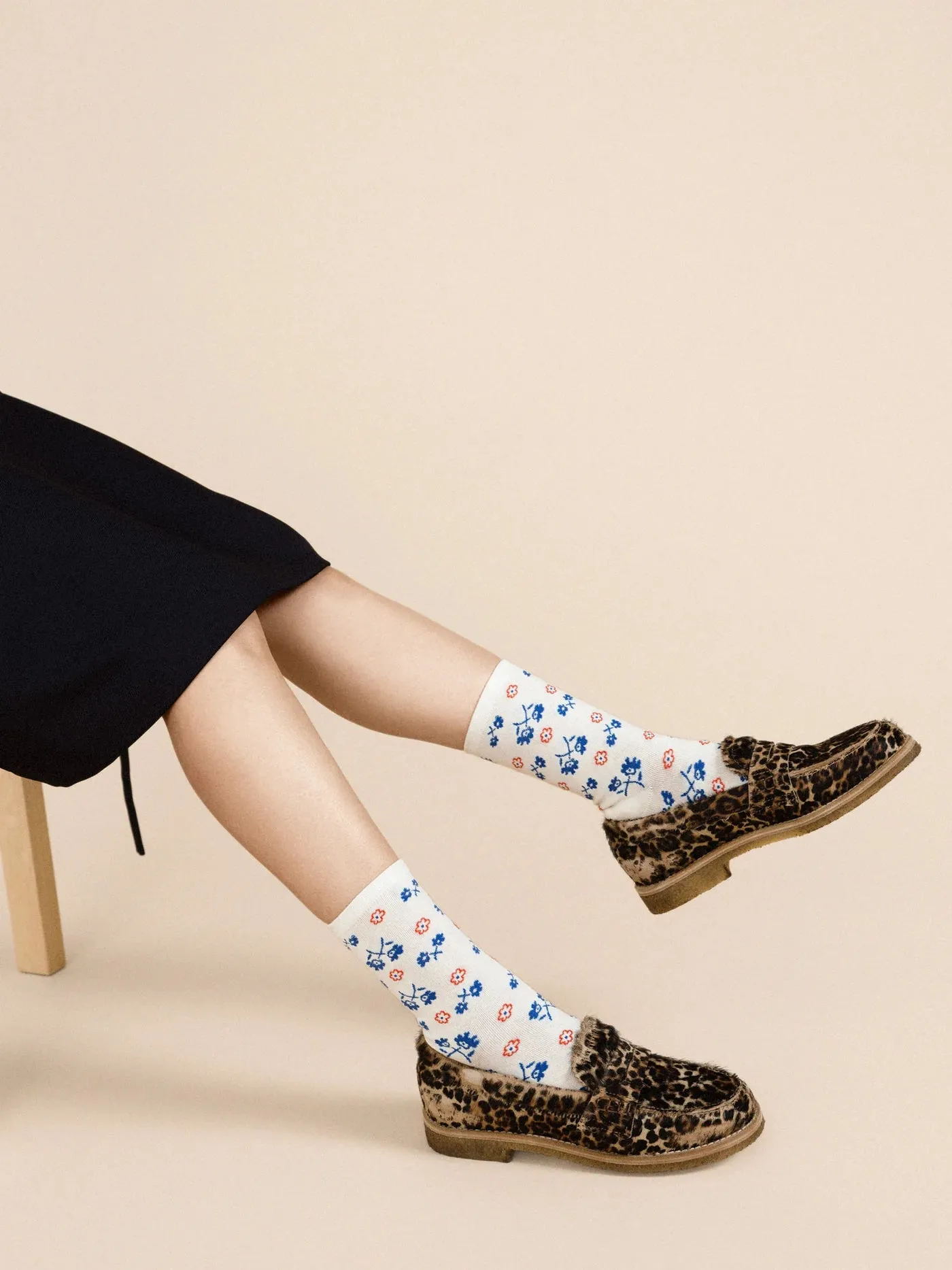 Hansel From Basel | Feedsack Floral Crew Socks