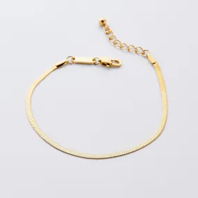 Herringbone Chain Anklet | Girls