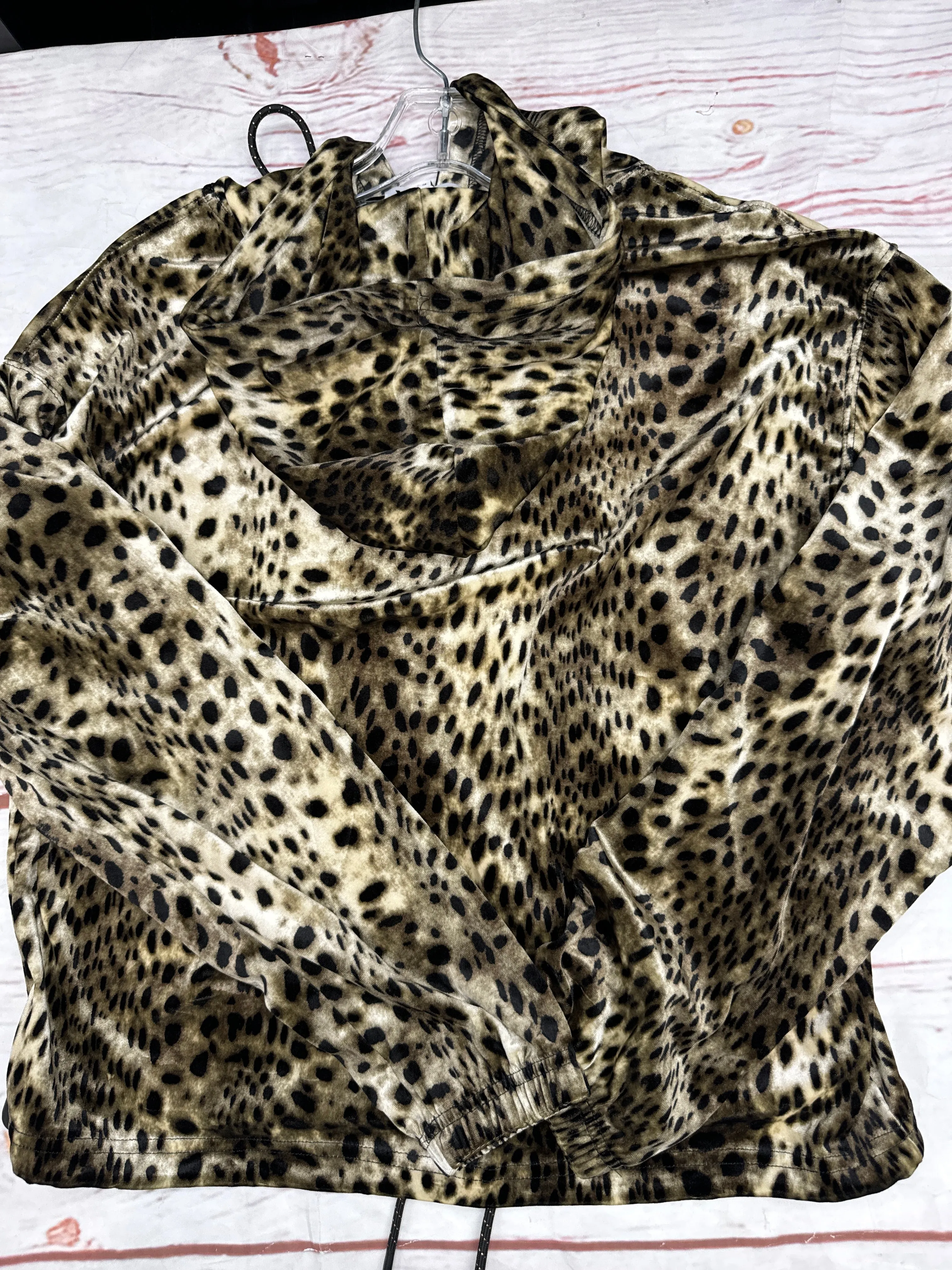 Jacket Other By Clothes Mentor In Animal Print, Size: Petite   Small