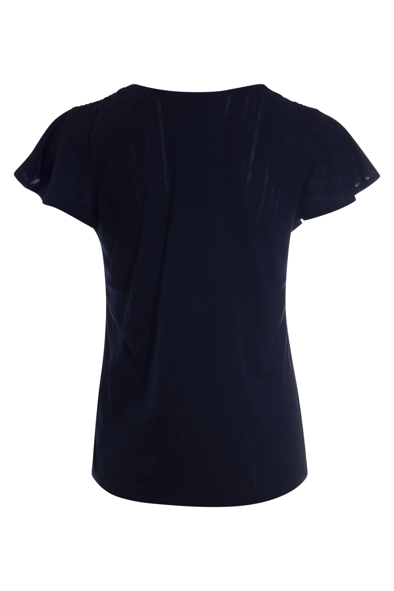 Jacquard Rib Top | NAVY | 6012AR