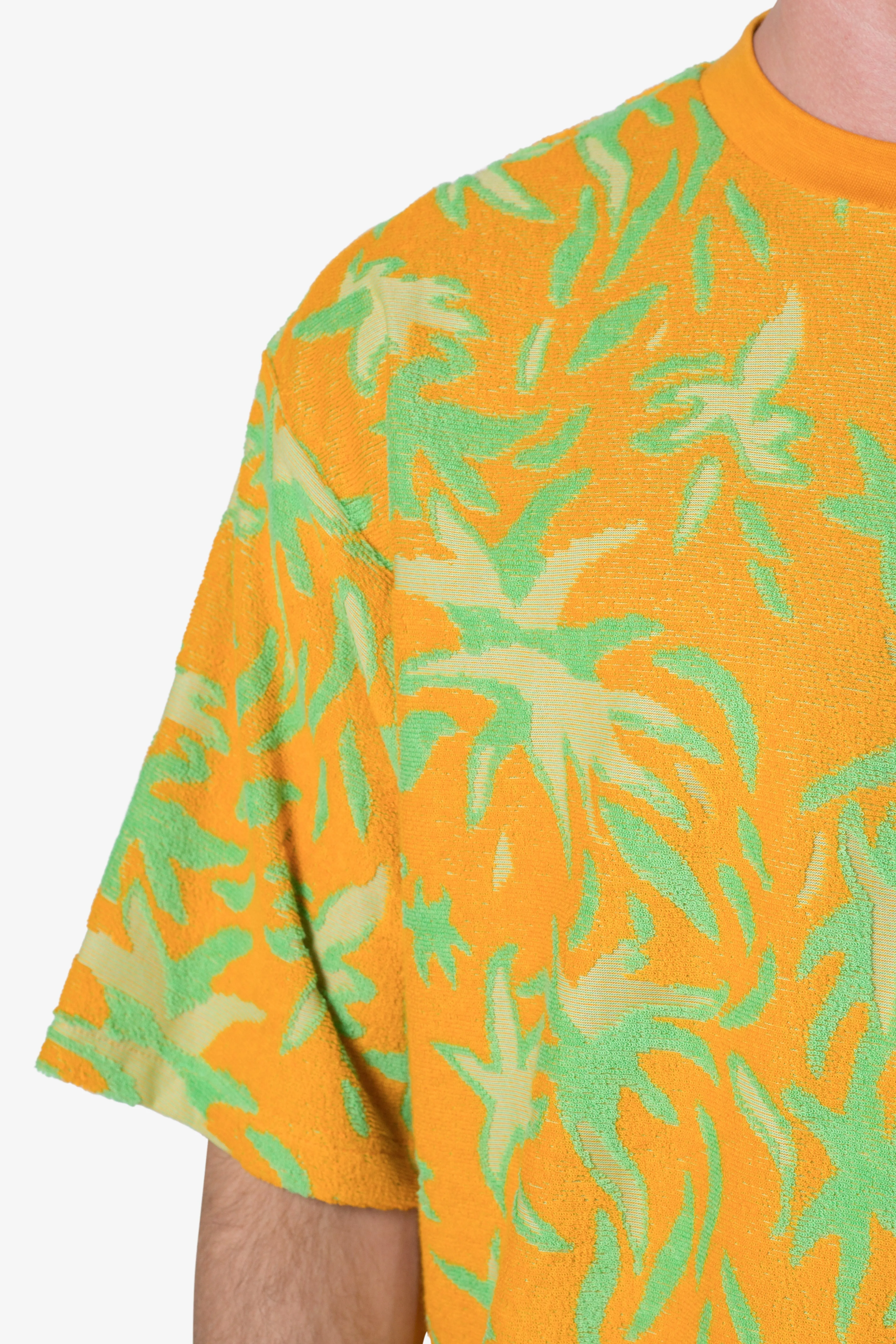 Jacquard Terry Shirt - Yellow/Green