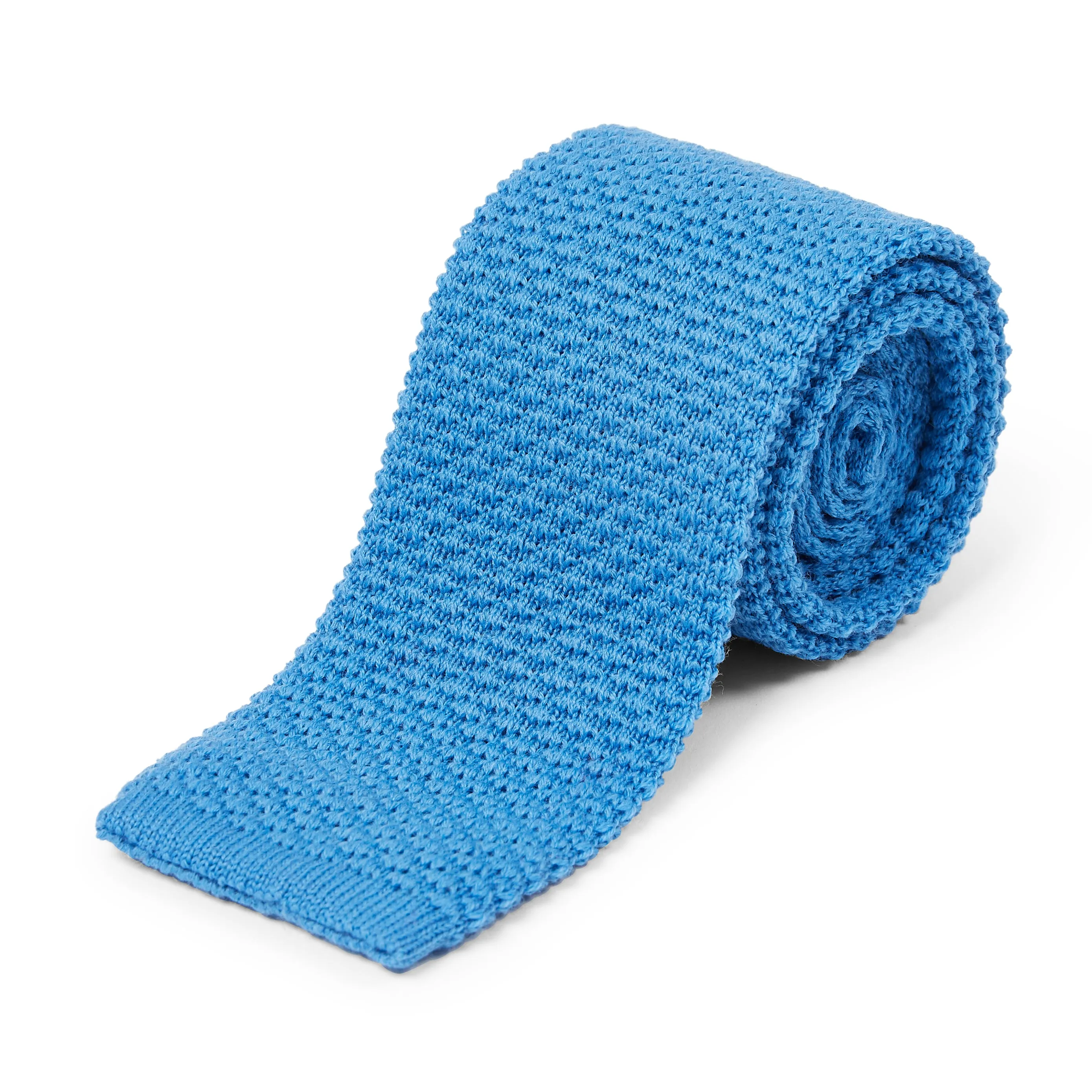 Knitted Tie - Blue