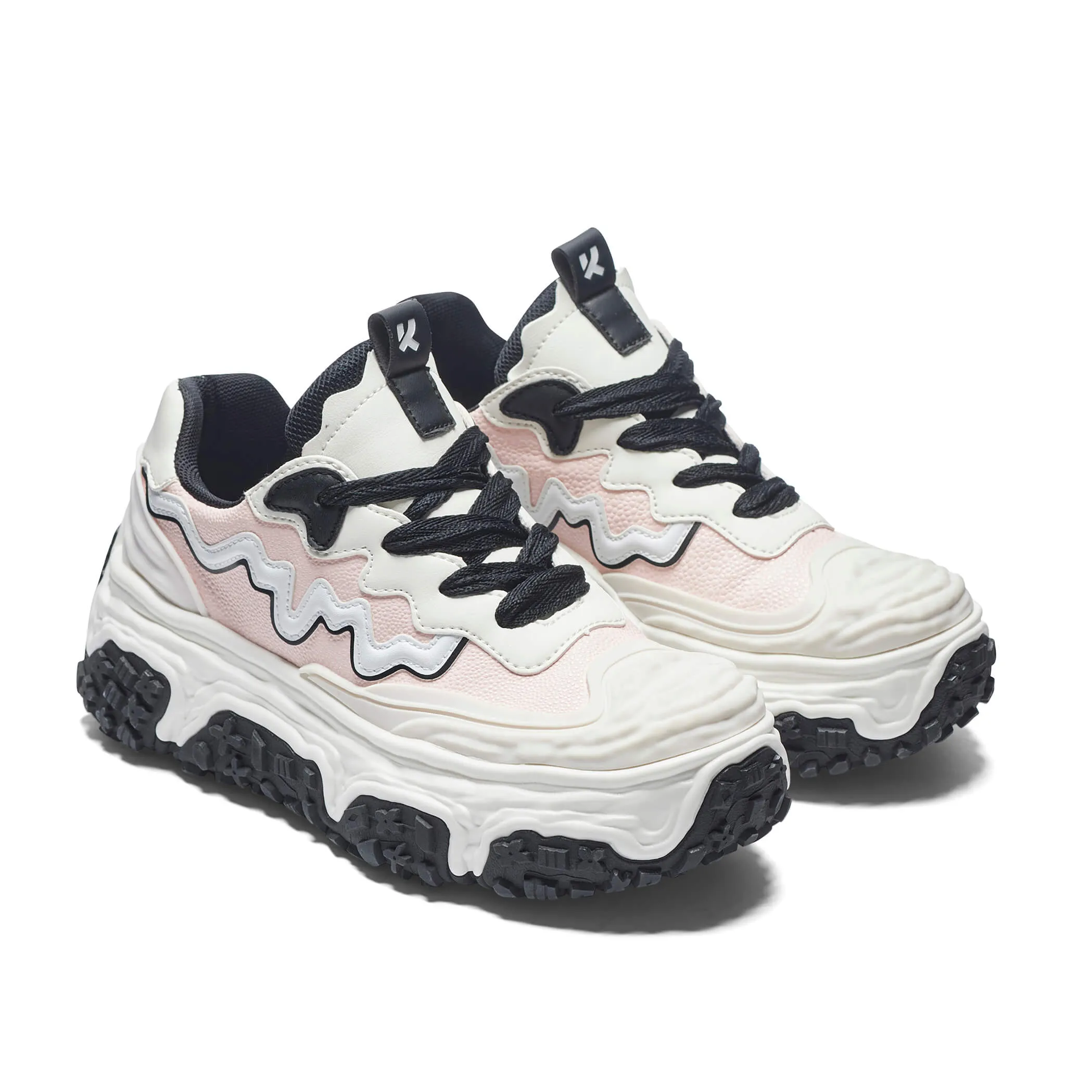 Layer Cake Chunky Trainers - White