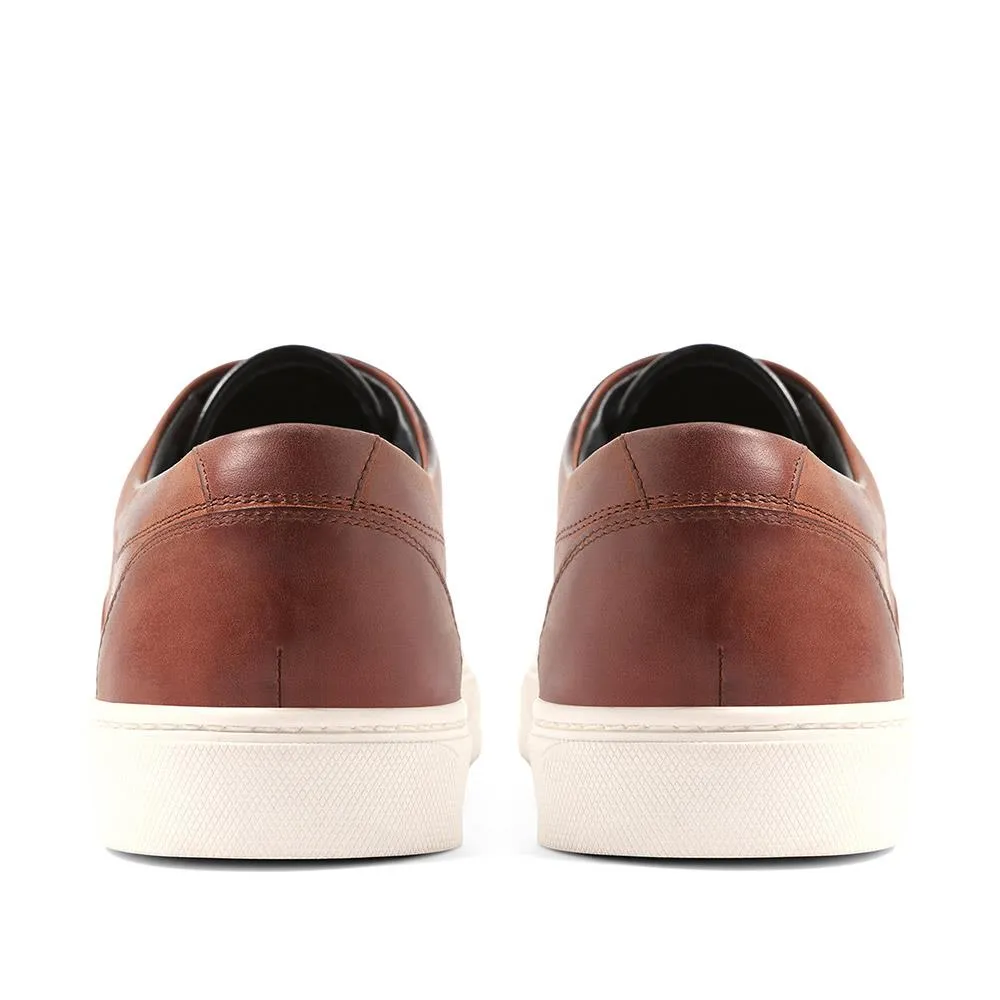 Leather Lace-up Trainers - HARROGATE / 323 411