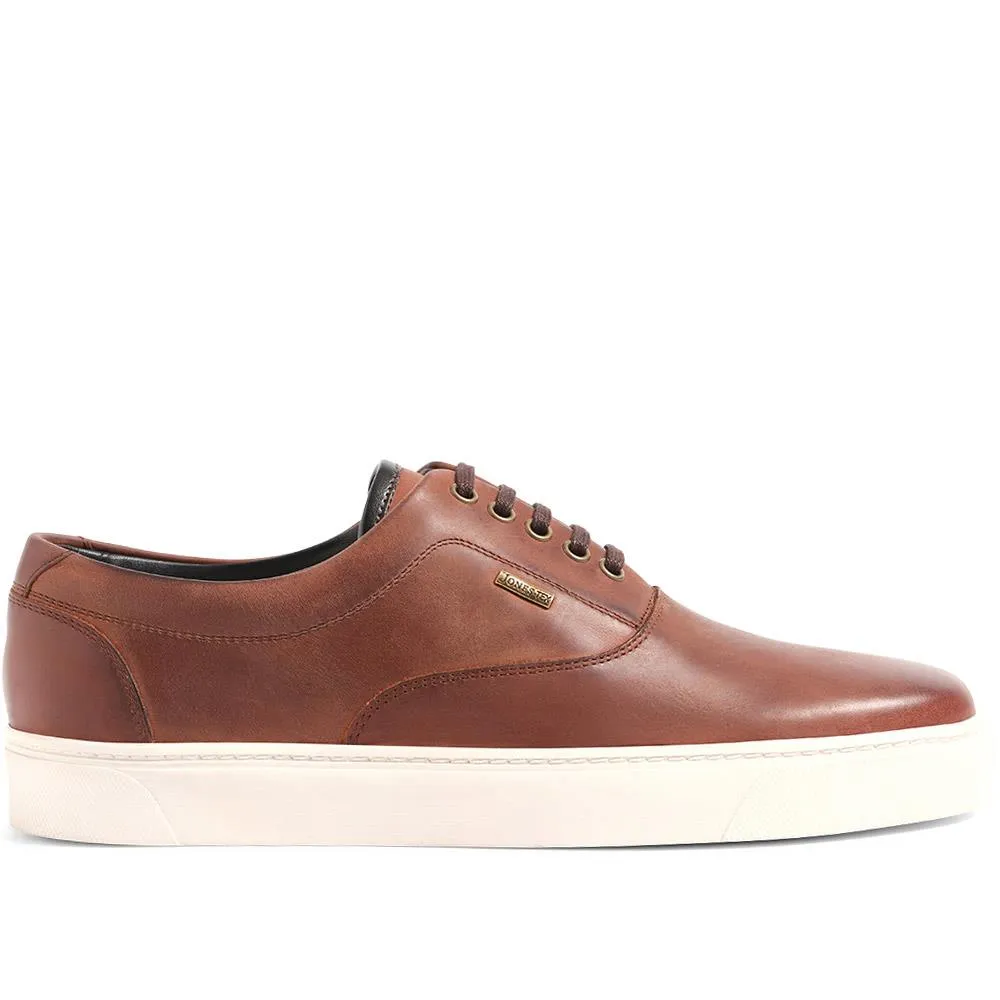 Leather Lace-up Trainers - HARROGATE / 323 411