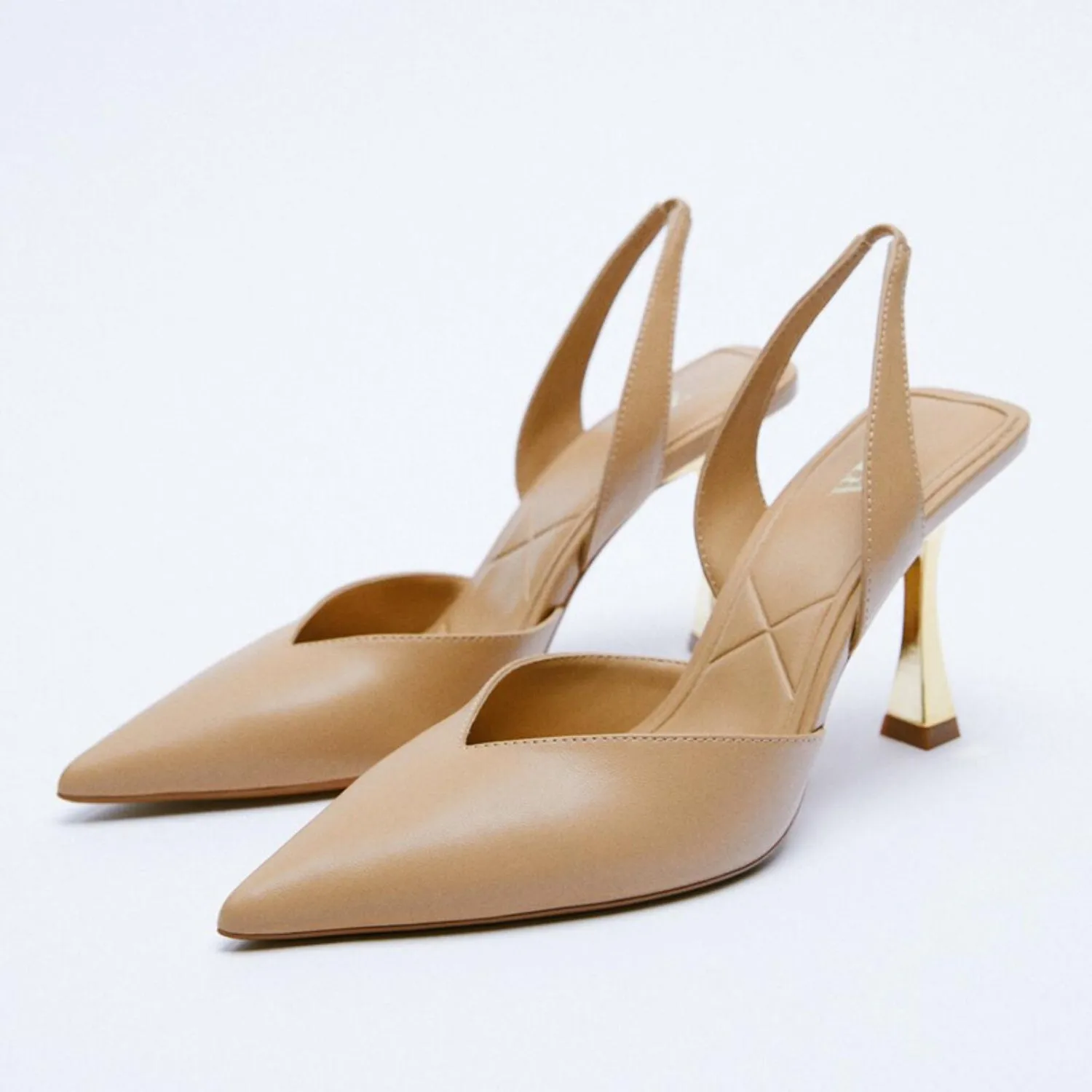 Leather Point Pumps