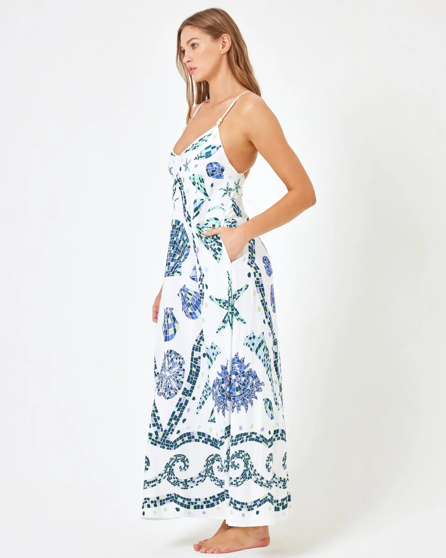 LSPACE X Anthropologie Marina Dress - Washed Ashore