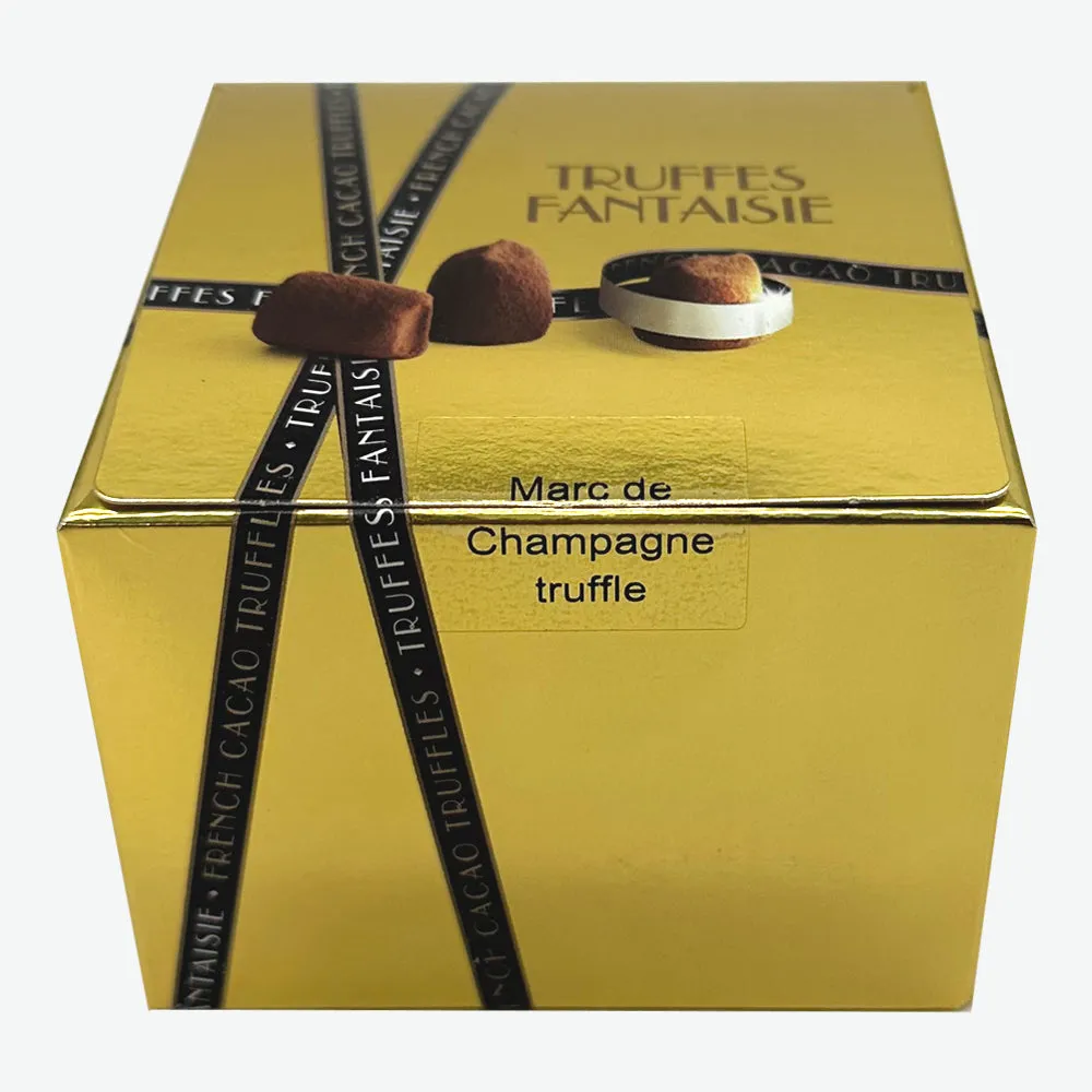 Luxury Champagne Gift Set Includes Moet Brut & Rose, 2 Champagne Flutes & Truffles