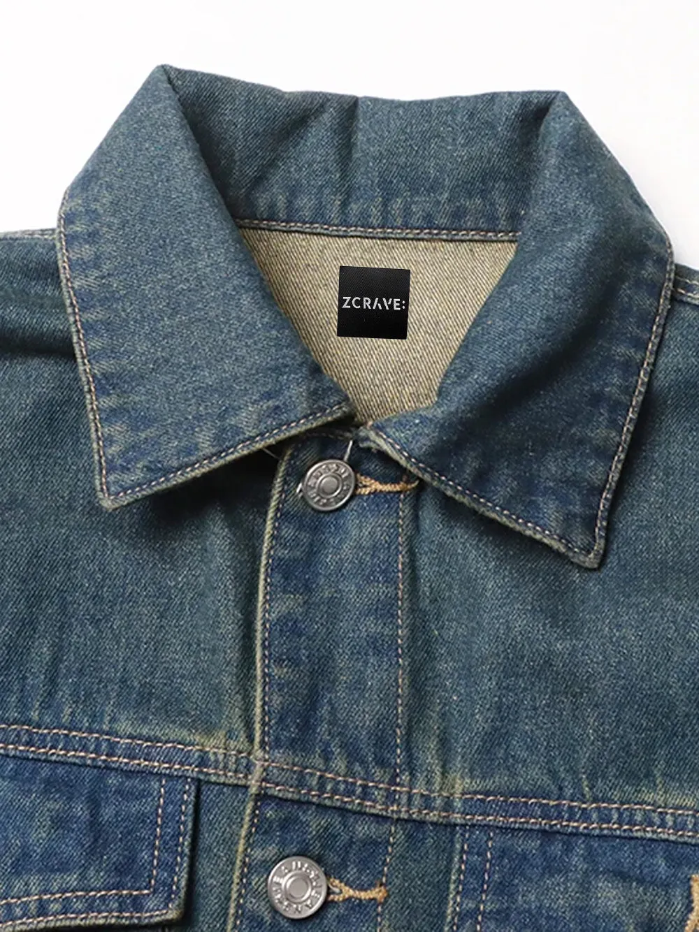 MANTELLO Cape Denim Coat