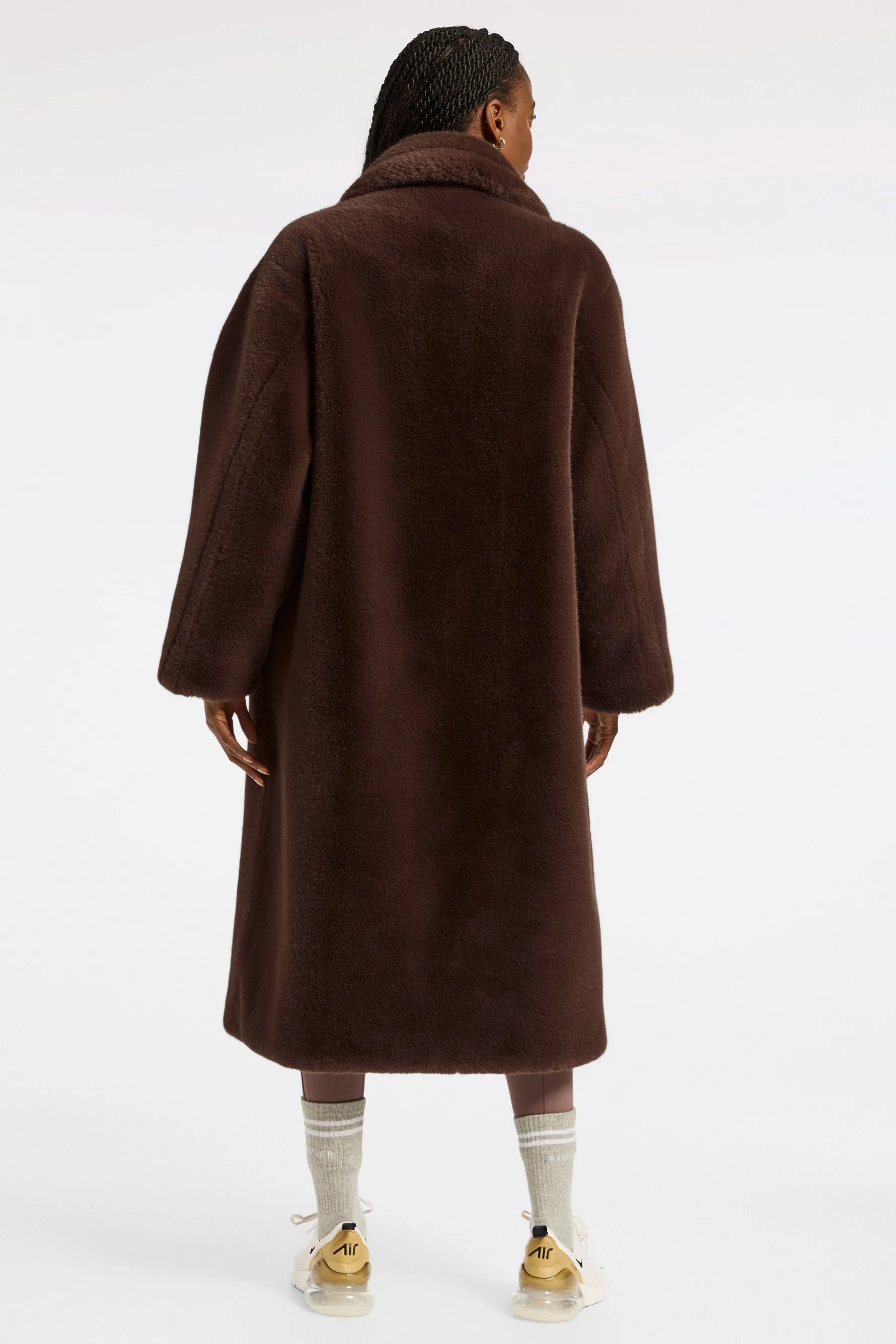 Maria Coat - Ebony Brown