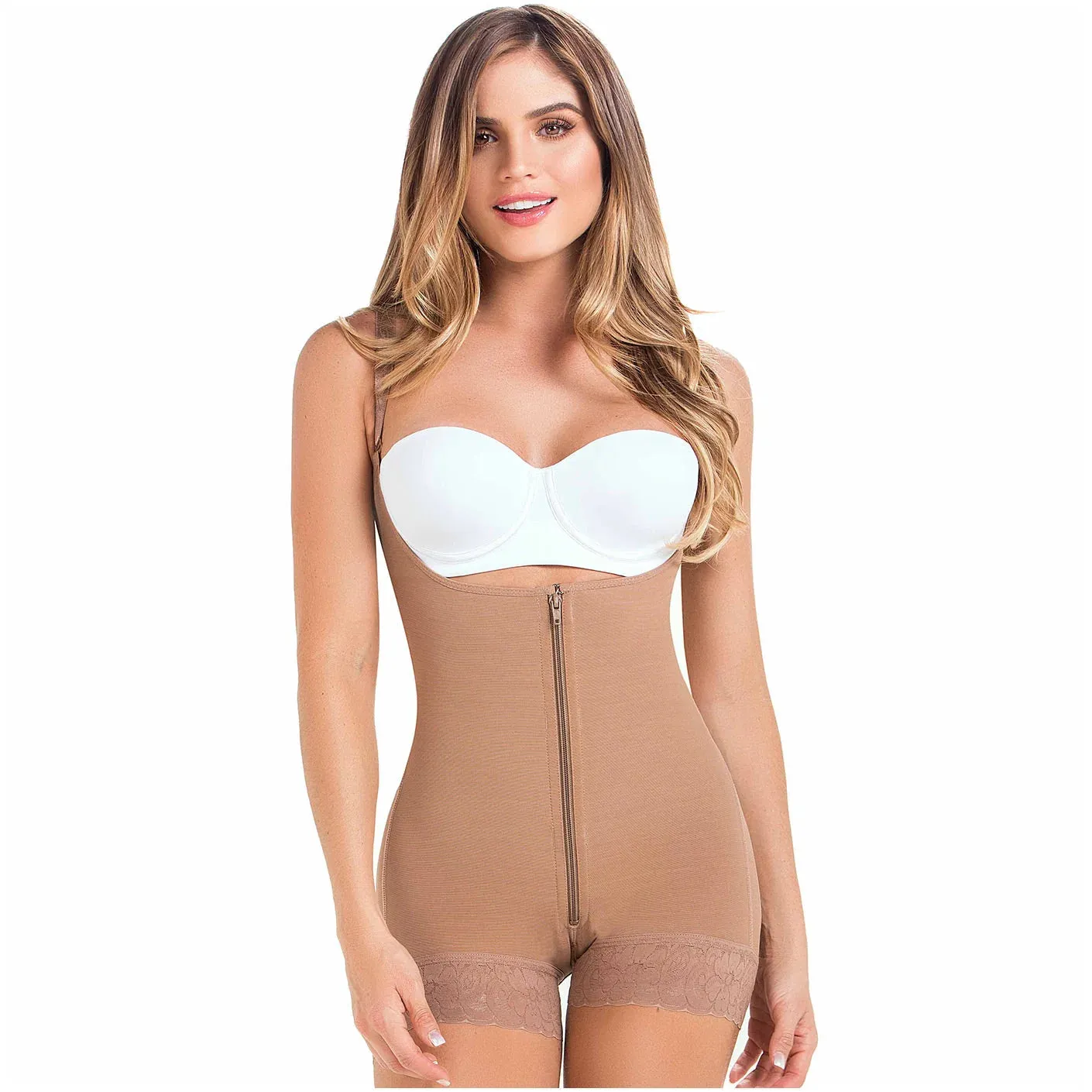 MARIAE FPF5530 Faja Colombiana Postpartum & Daily Use Tummy Control Shapewear Bodysuit