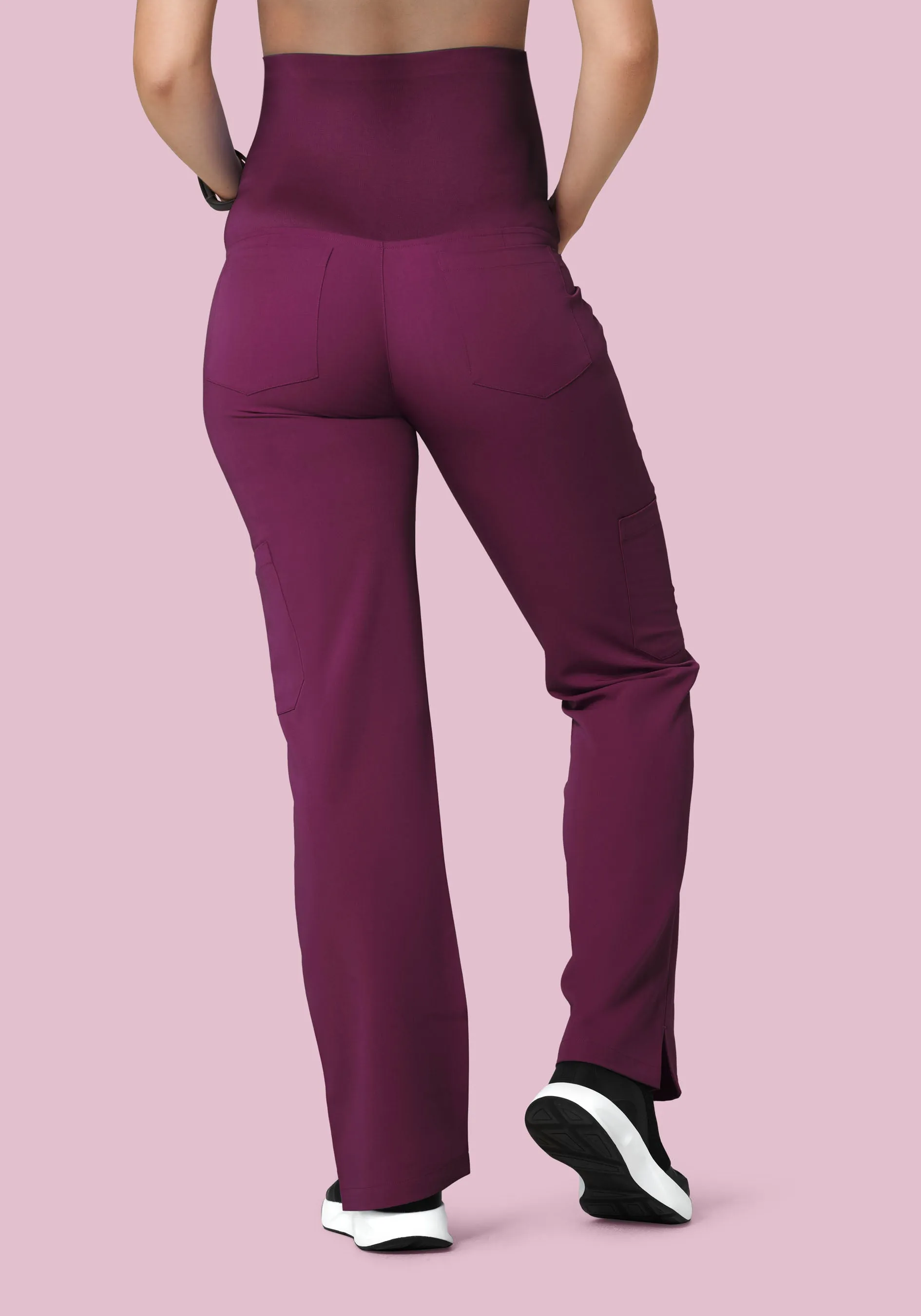 Maternity Cargos Plum