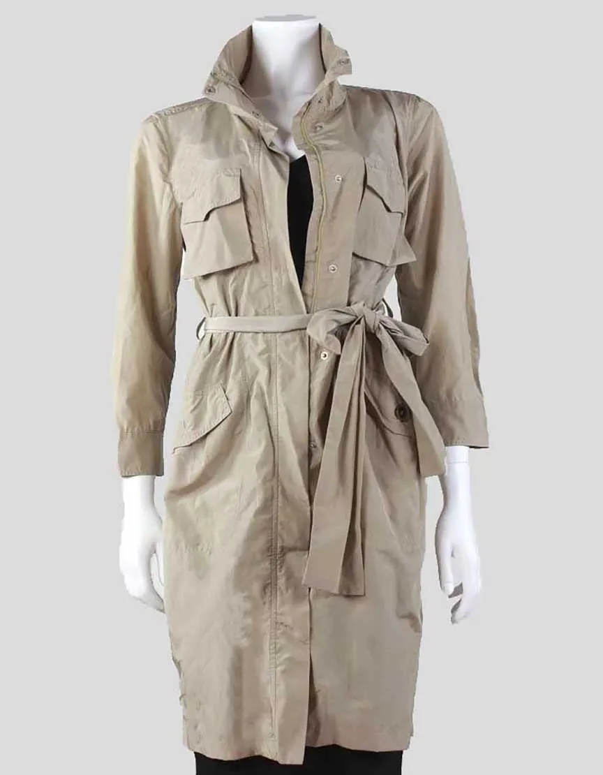 MaxMara Weekend Three Quarter Length Trench Coat - 8 US