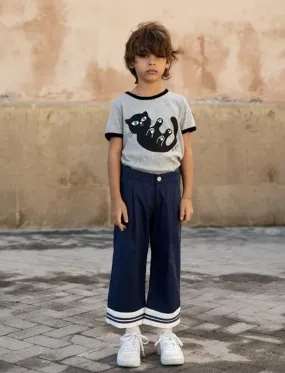 Mini Rodini SAILOR WOVEN TROUSERS