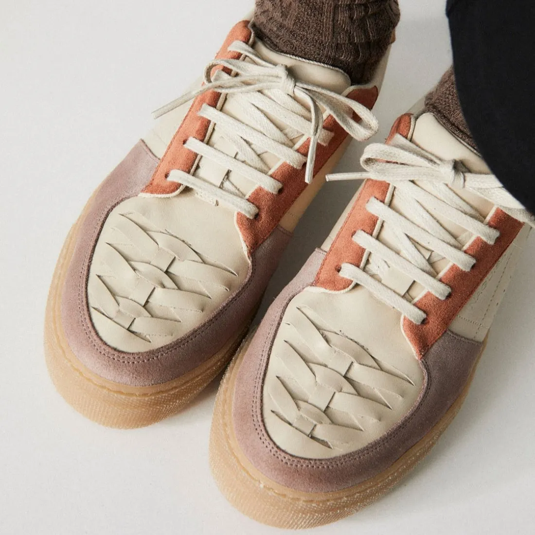 Naguisa Bamba Mauve-Brick Trainers